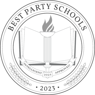 Best Party Schools badge