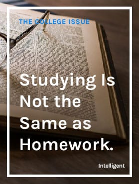 First, Understand that Studying is Not the Same as Doing Homework