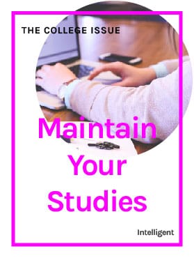 Maintain Your Studies