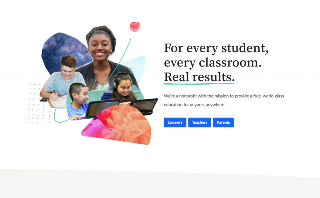 Khan-Academy Homepage