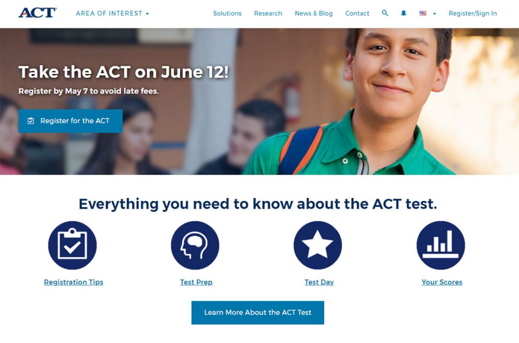 ACT Homepage
