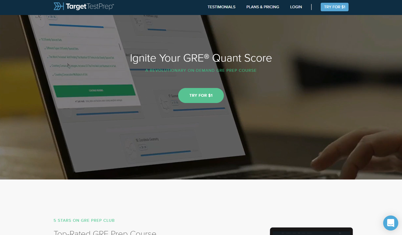 Target-Test-Prep GRE Homepage