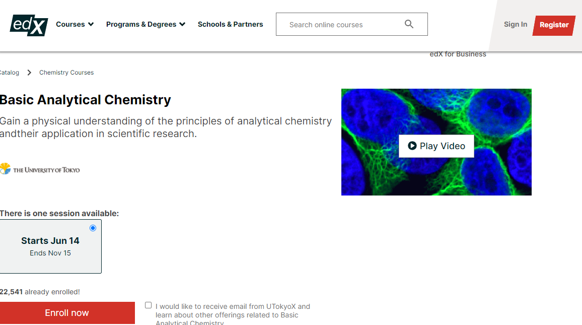 Basic Analytical Chemistry - edx