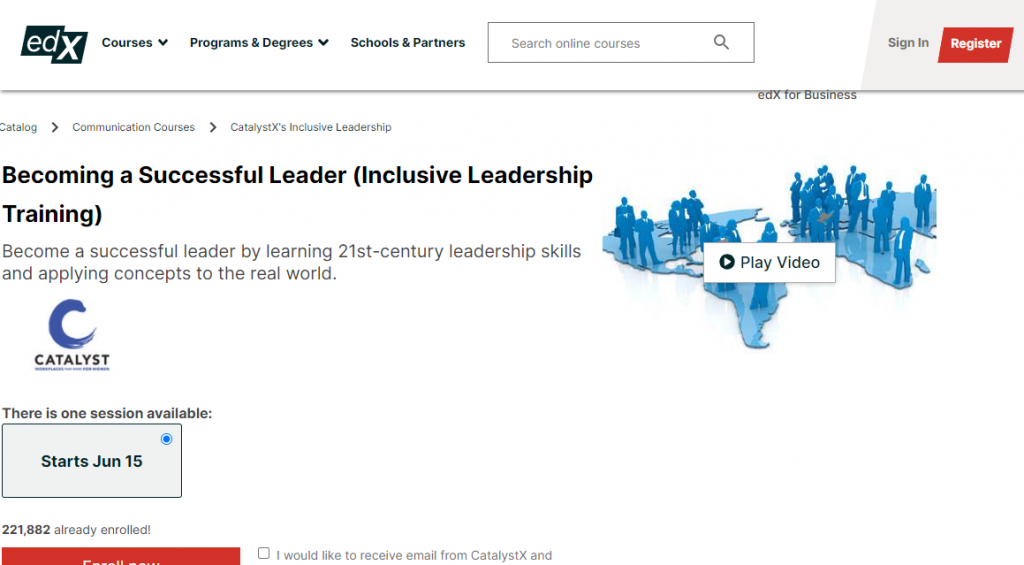 Becoming a Successful Leader (Inclusive Leadership Training) on EdX