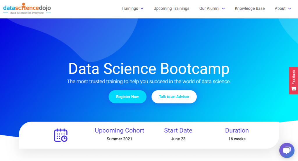 Data Science Bootcamp by Data Science Dojo (1)