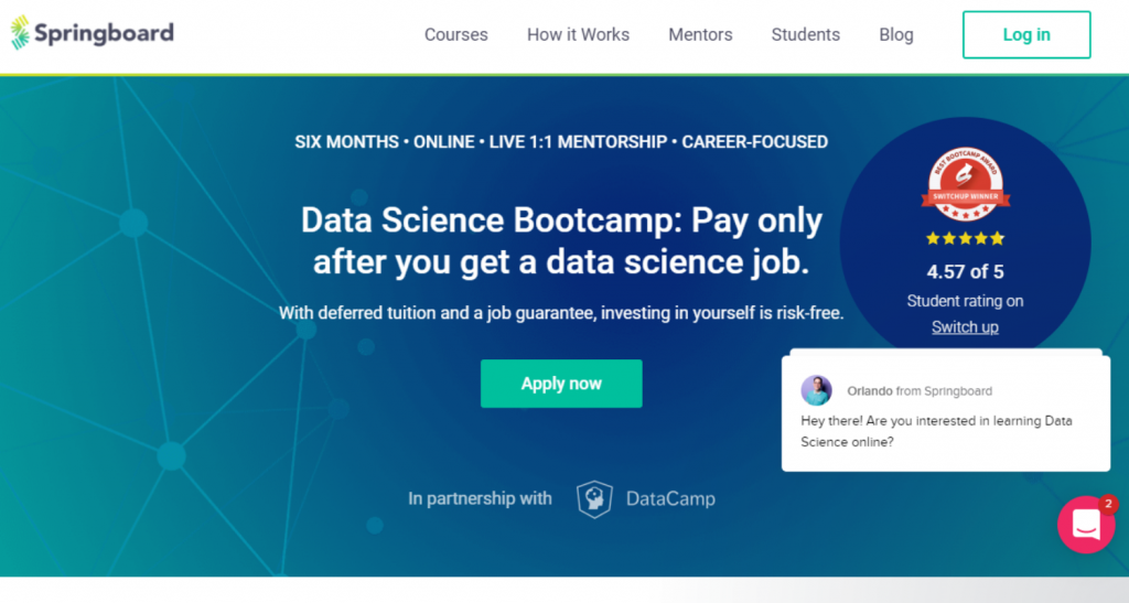 Data Science Bootcamp by Springboard