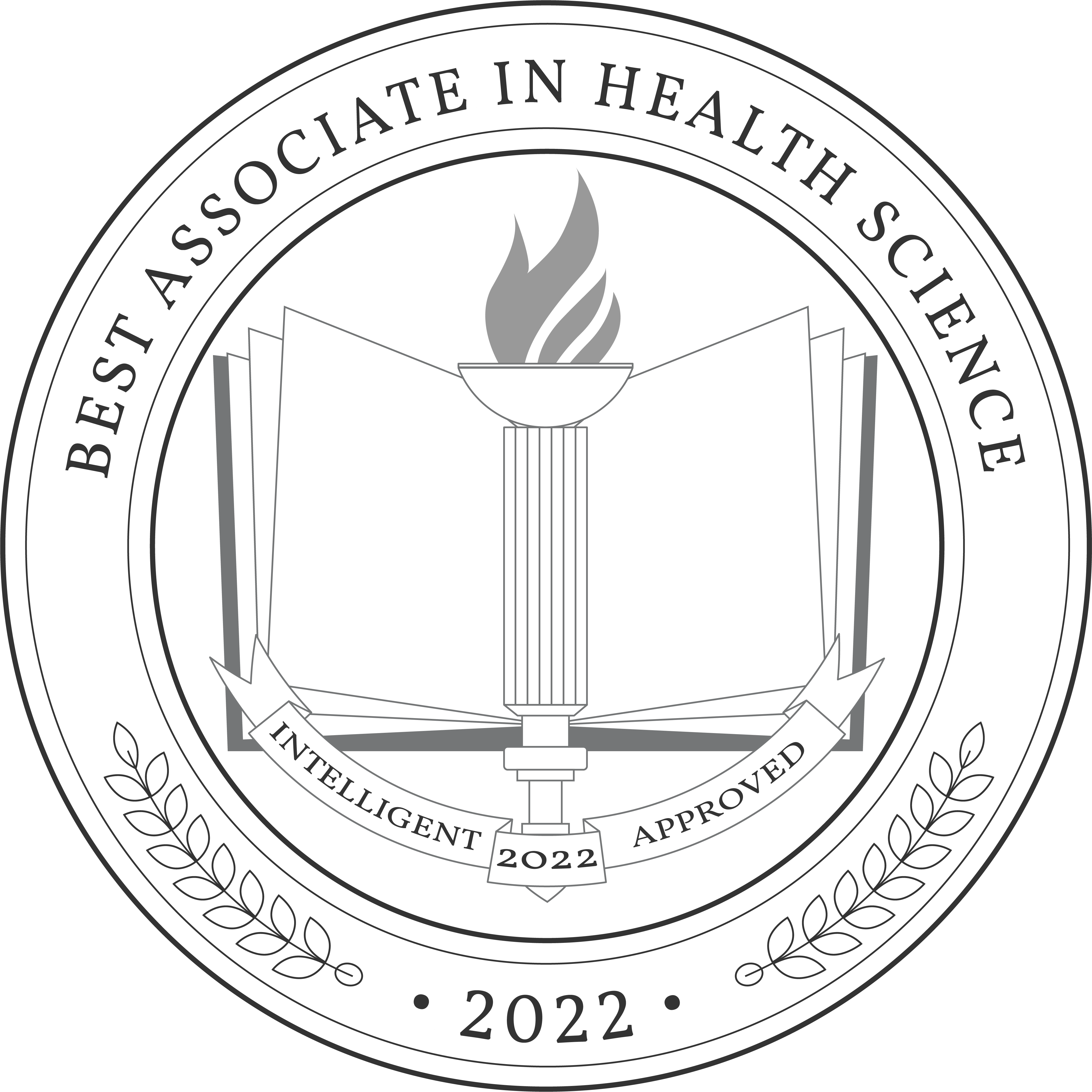 Best Online Associate in Health Science Programs Badge