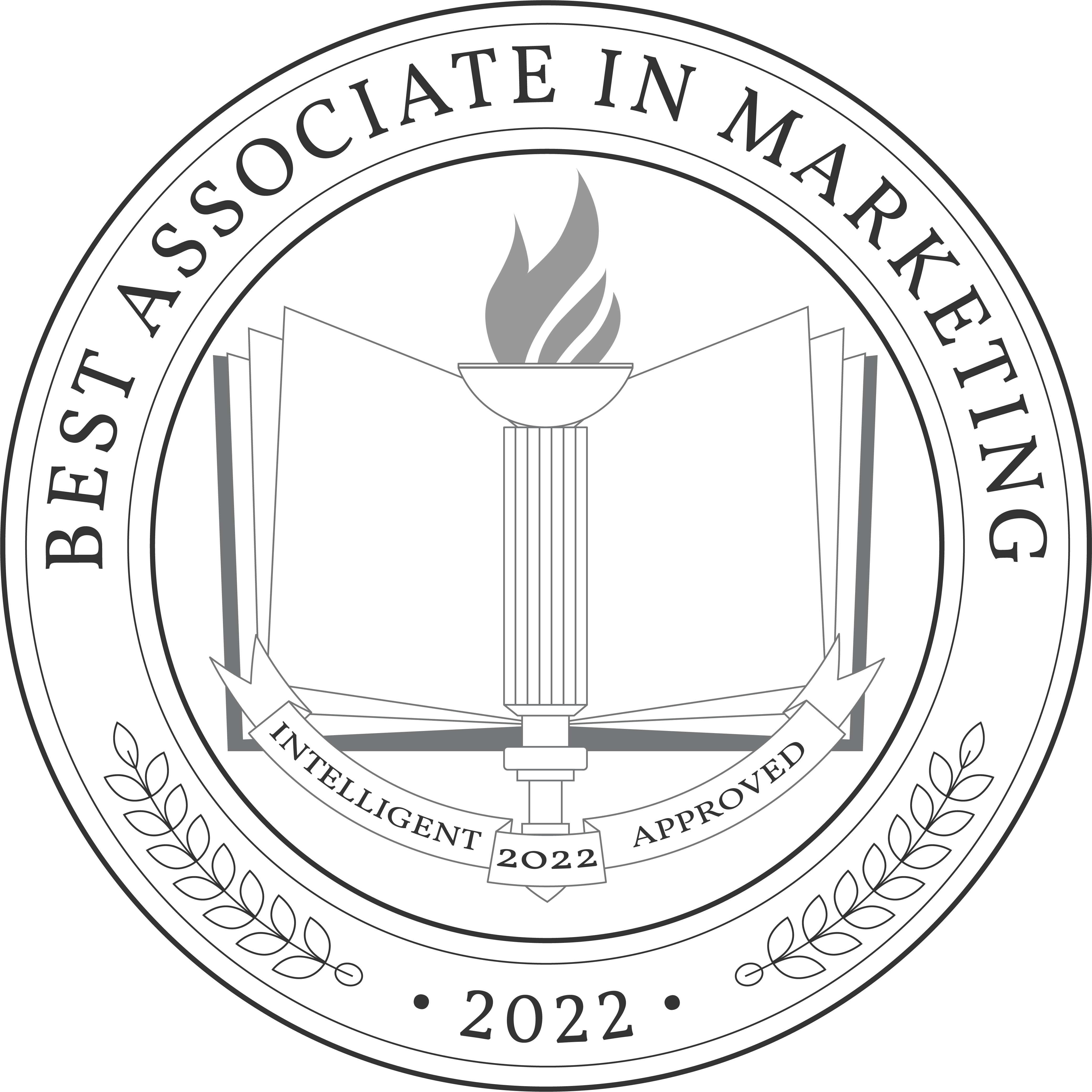 Best Online Associate in Marketing Programs Badge