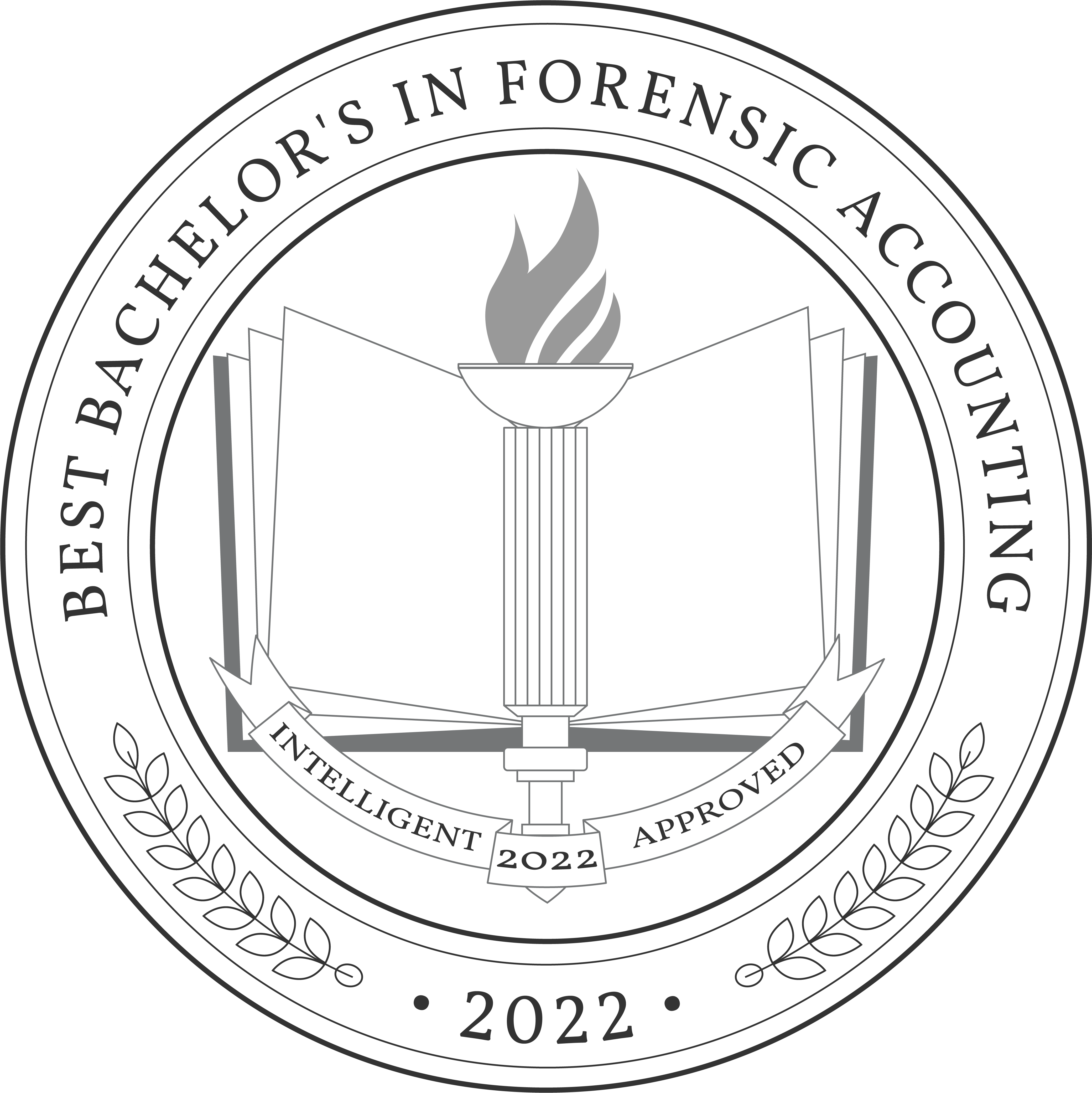 Best Online Bachelor's in Forensic Accounting Programs Badge