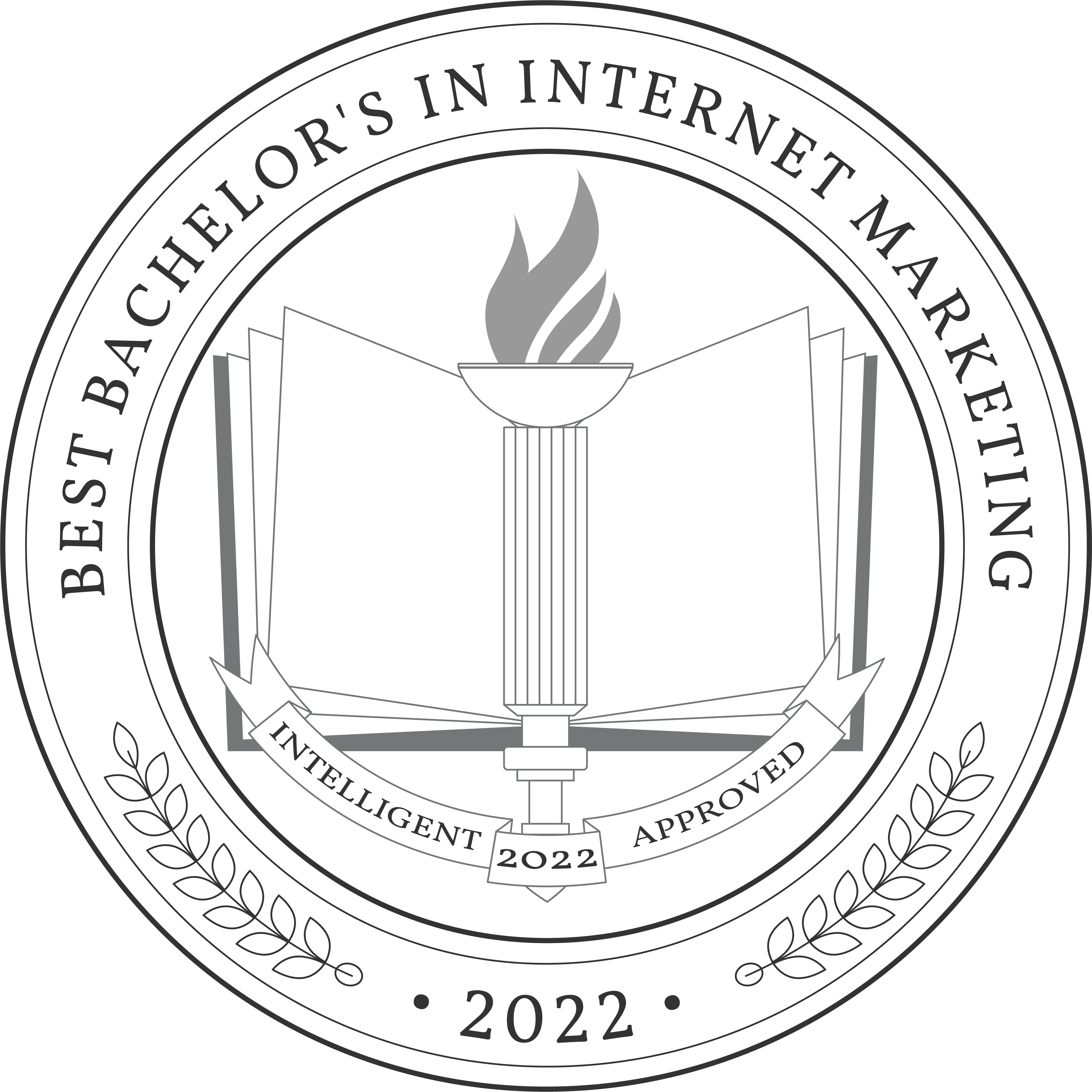 Best Online Bachelor's in Internet Marketing Programs Badge