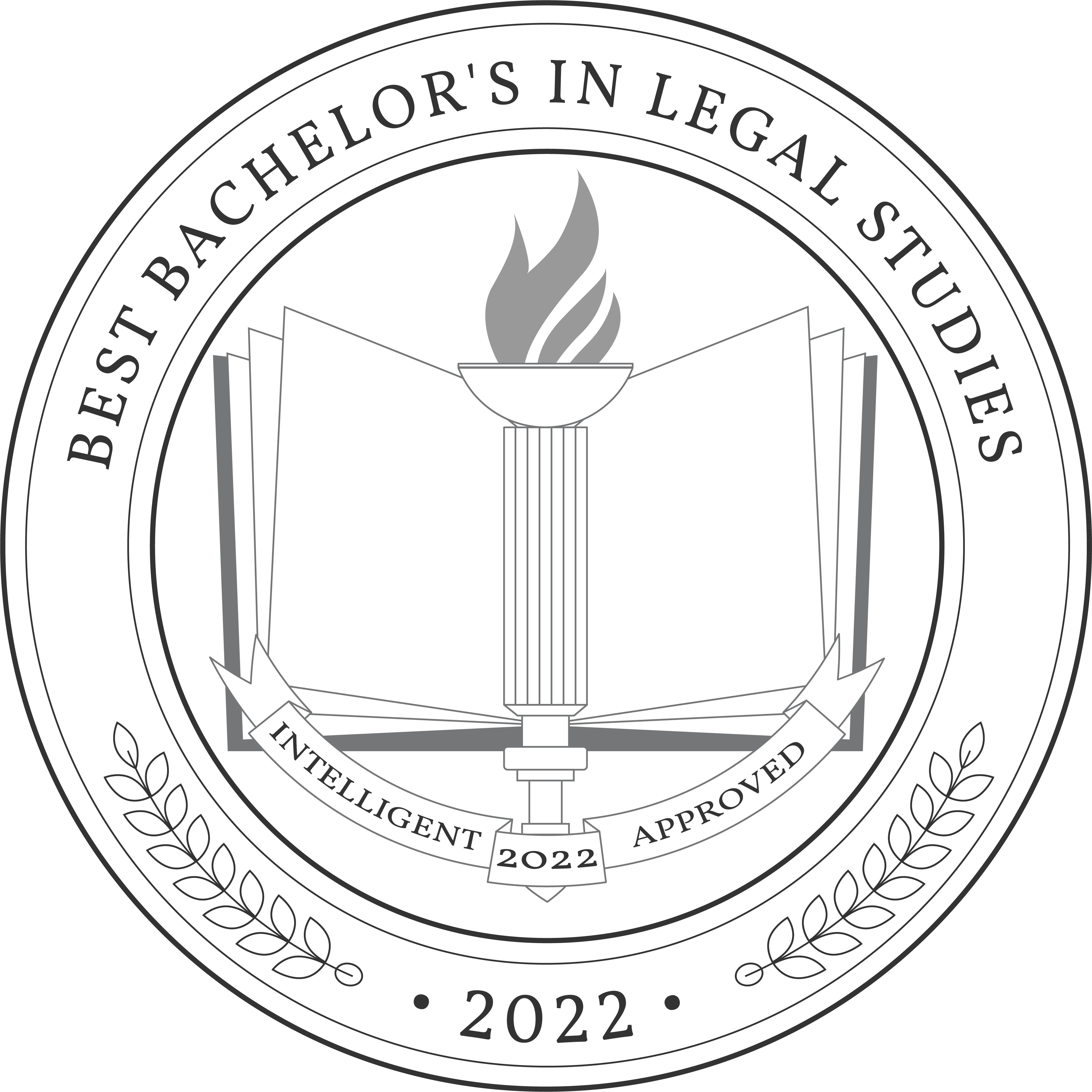 Best Online Bachelor's in Legal Studies Programs Badge