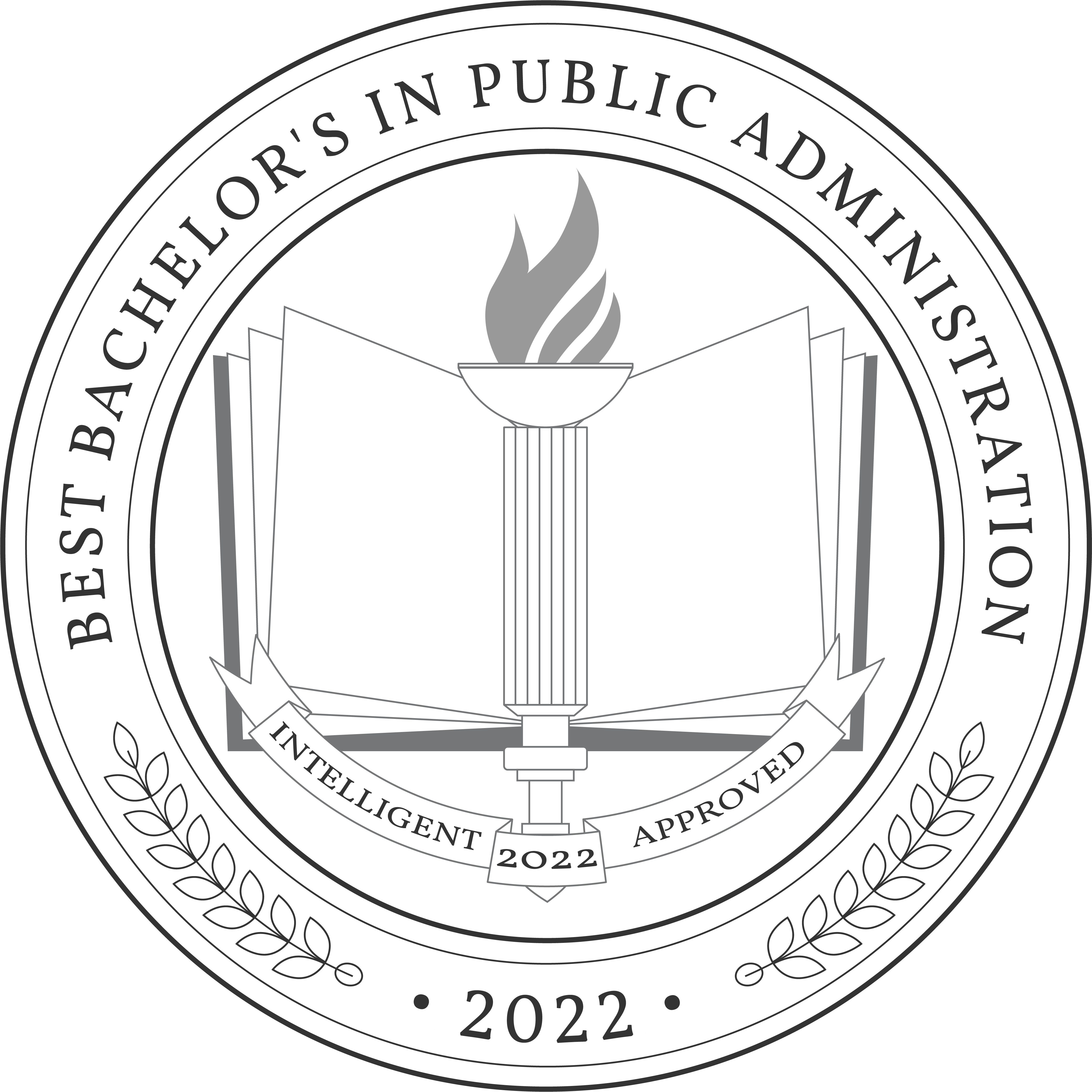 Best Bachelor's in Public Administration Badge
