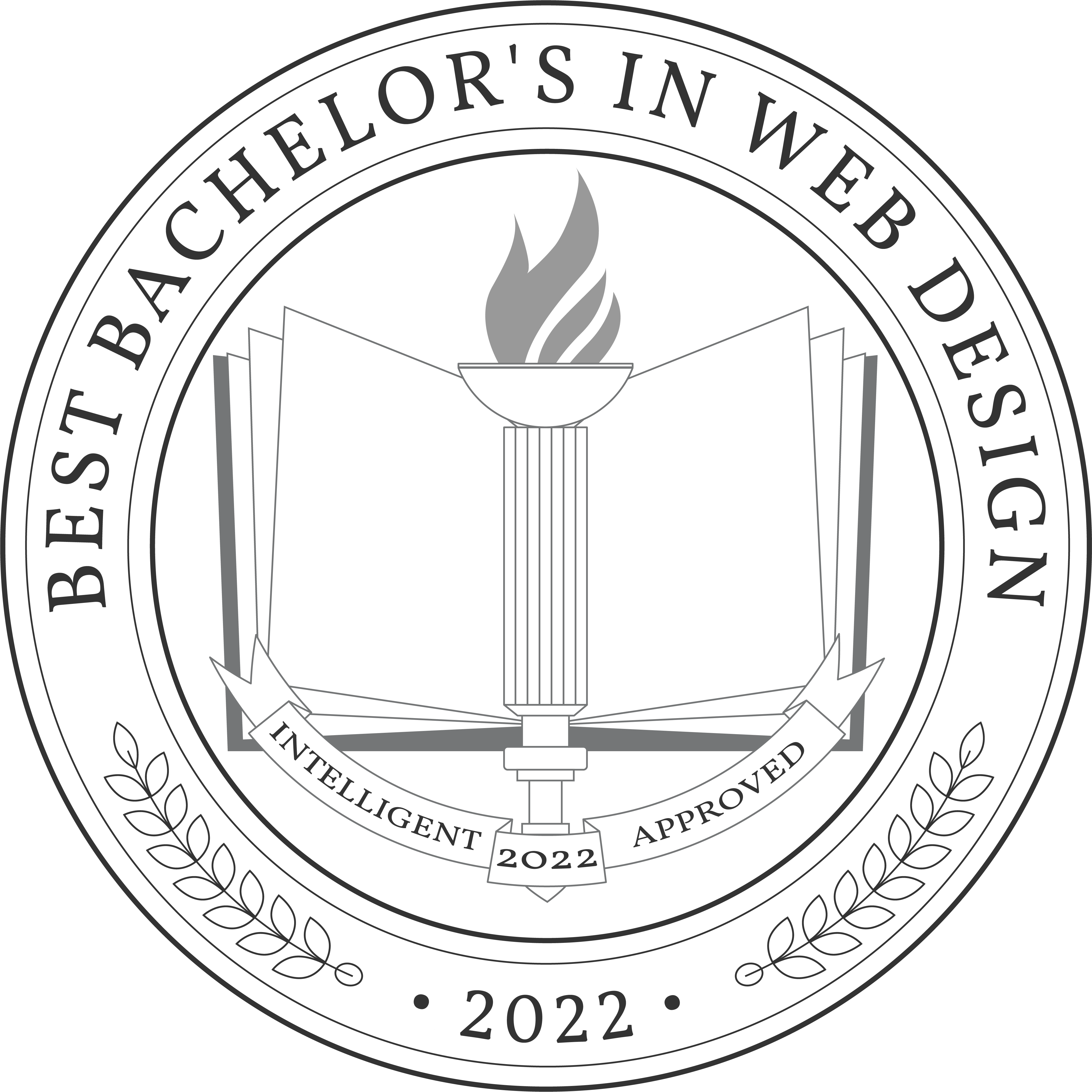 Best Bachelor's in Web Design Badge