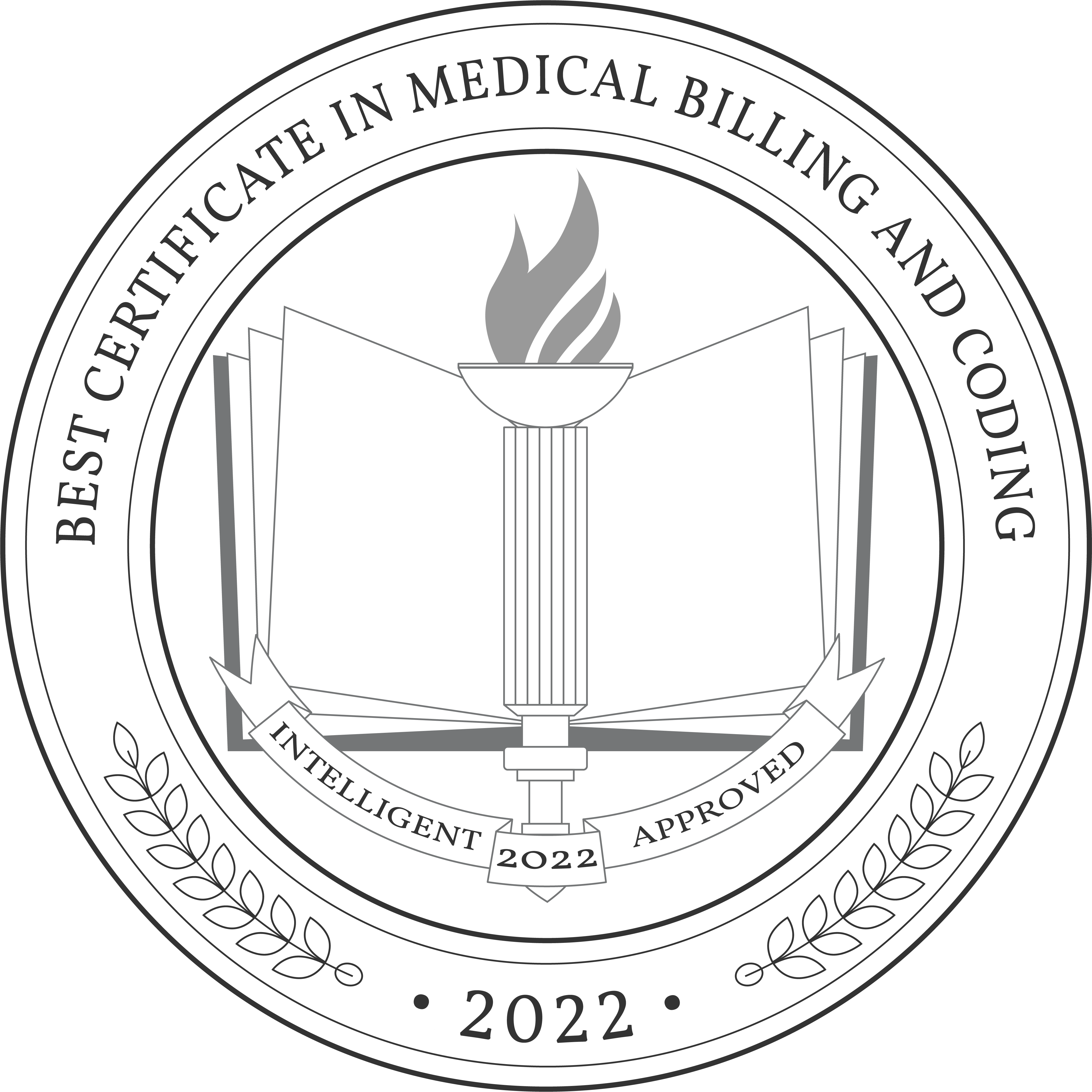 Best Online Certificate in Medical Billing and Coding Programs Badge