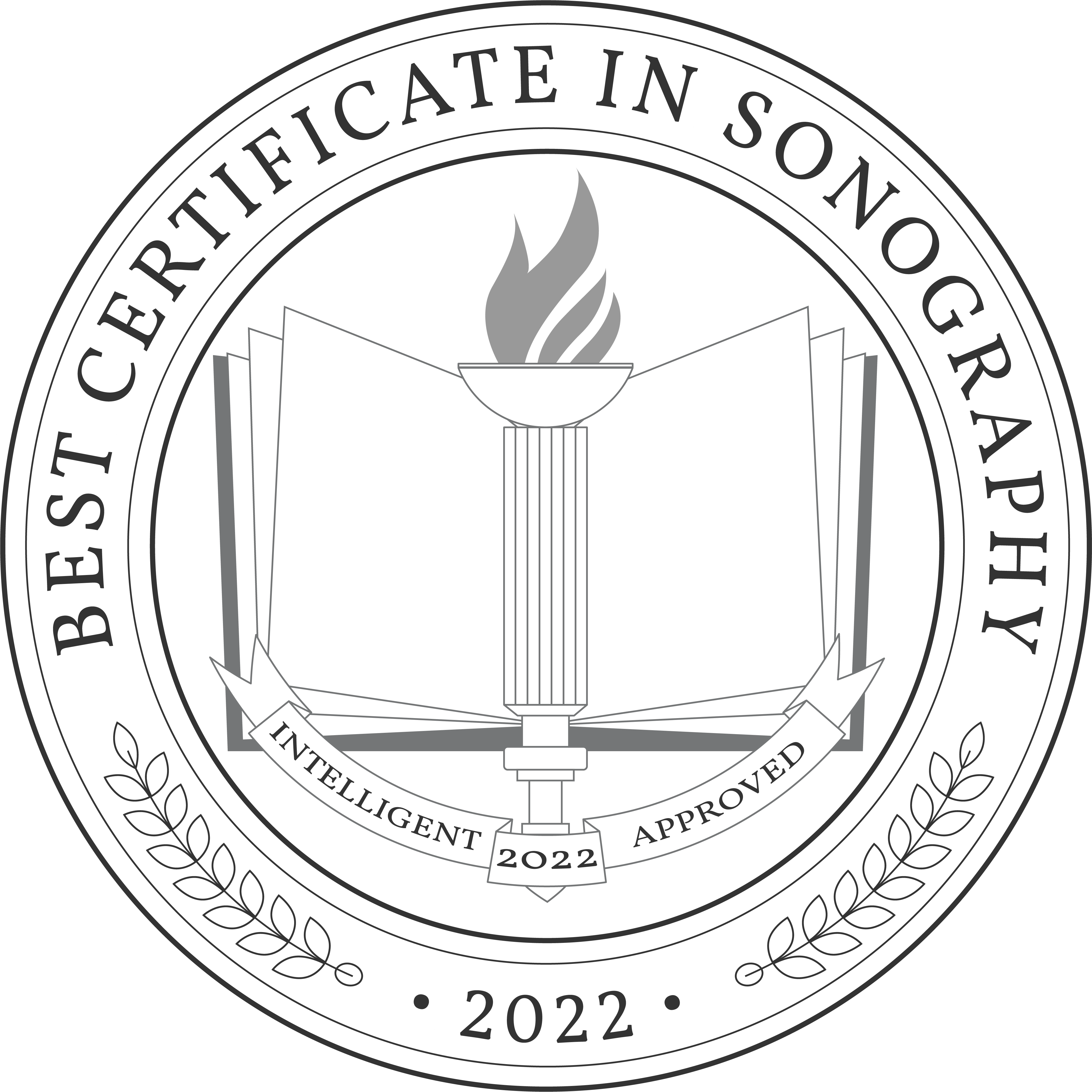 Best Certificate in Sonography Badge