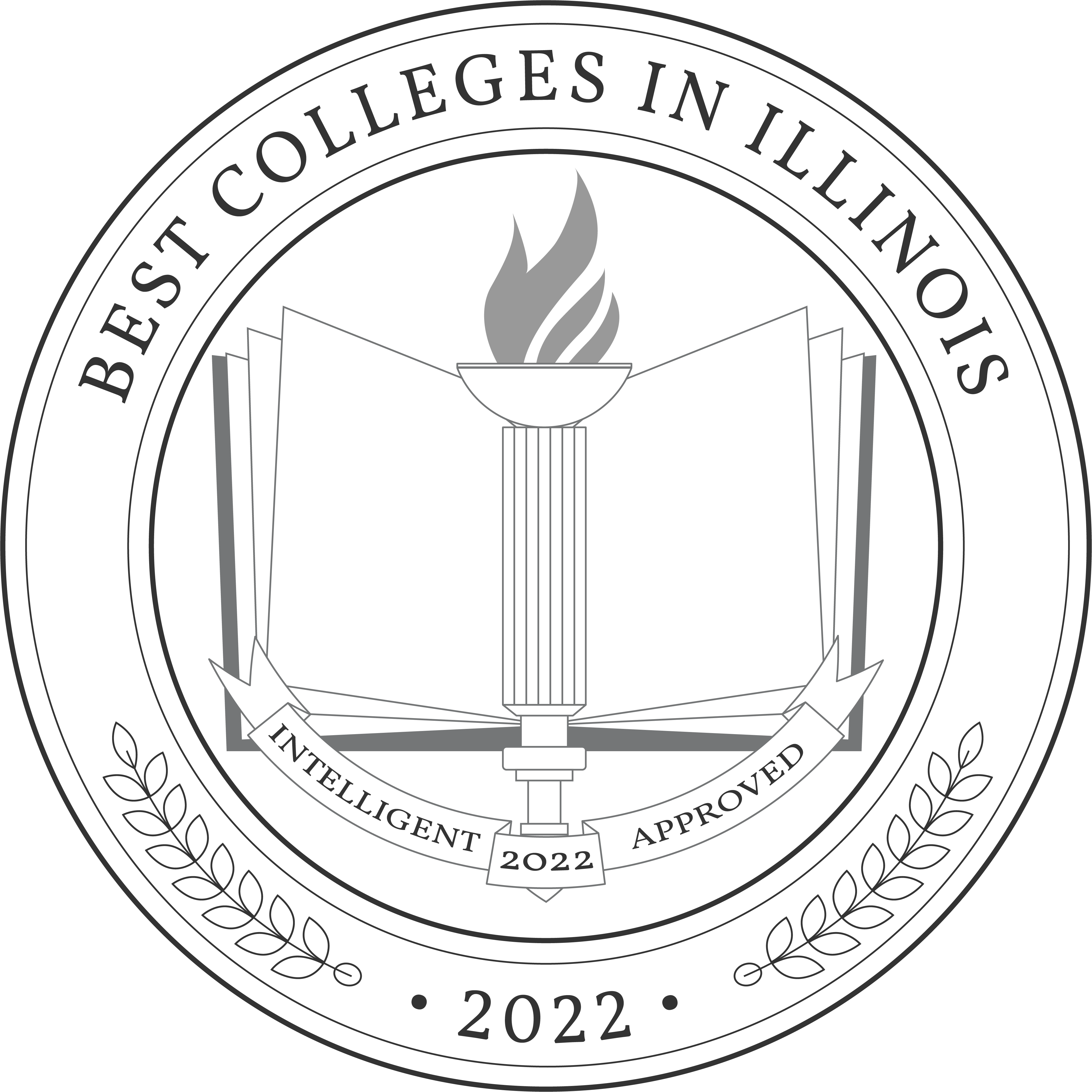 Best Colleges in Illinois Badge
