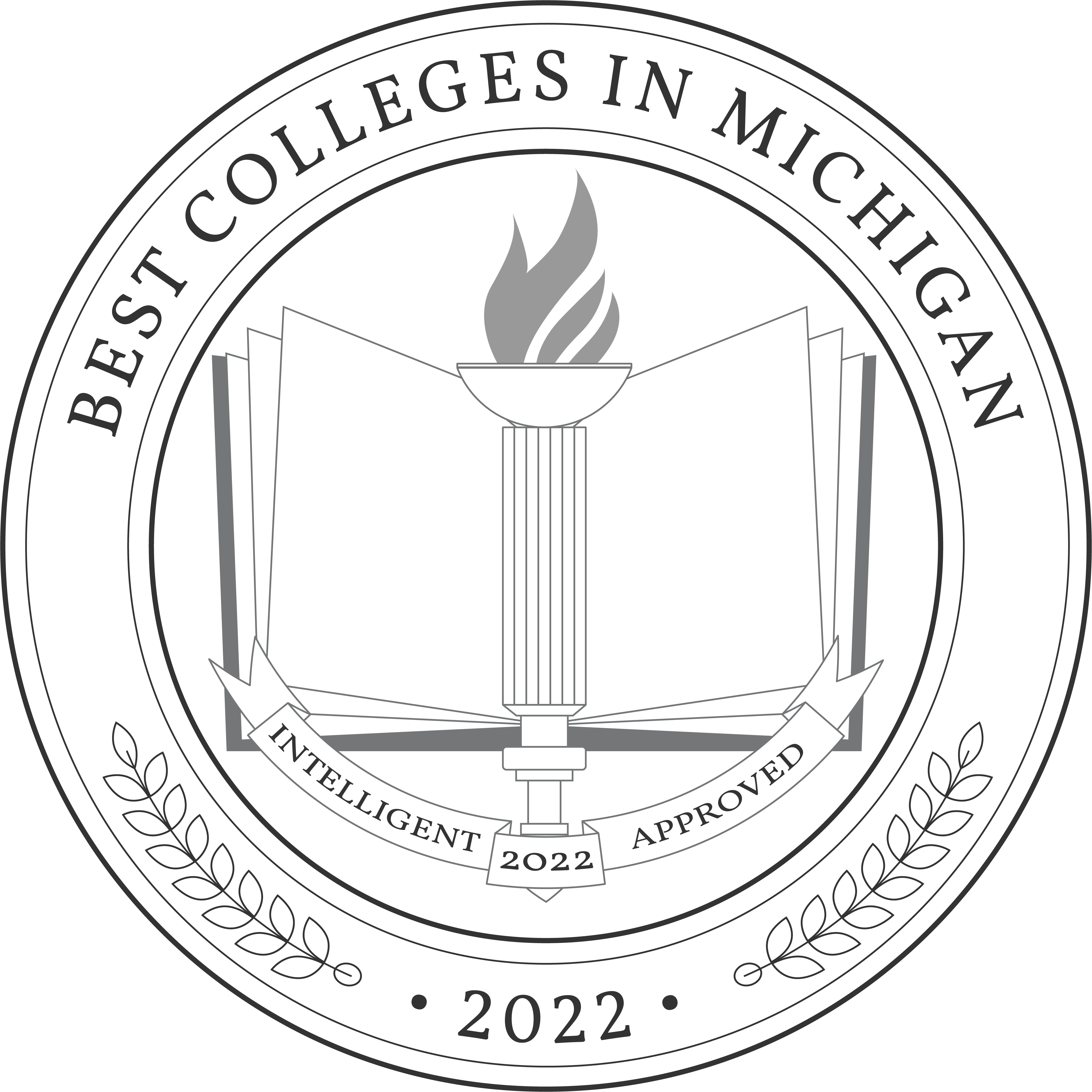 Best Colleges in Michigan Badge