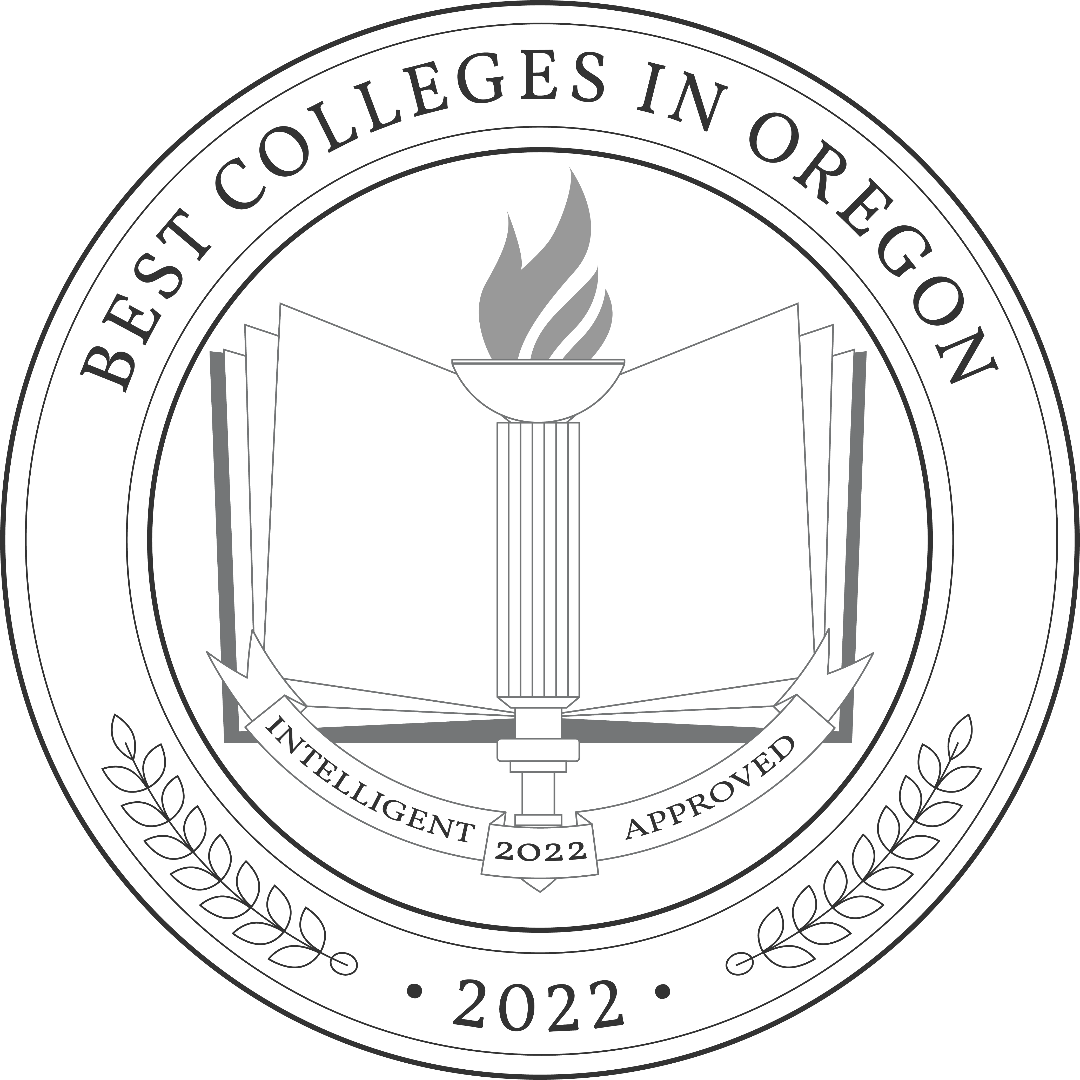 Best Colleges in Oregon Badge
