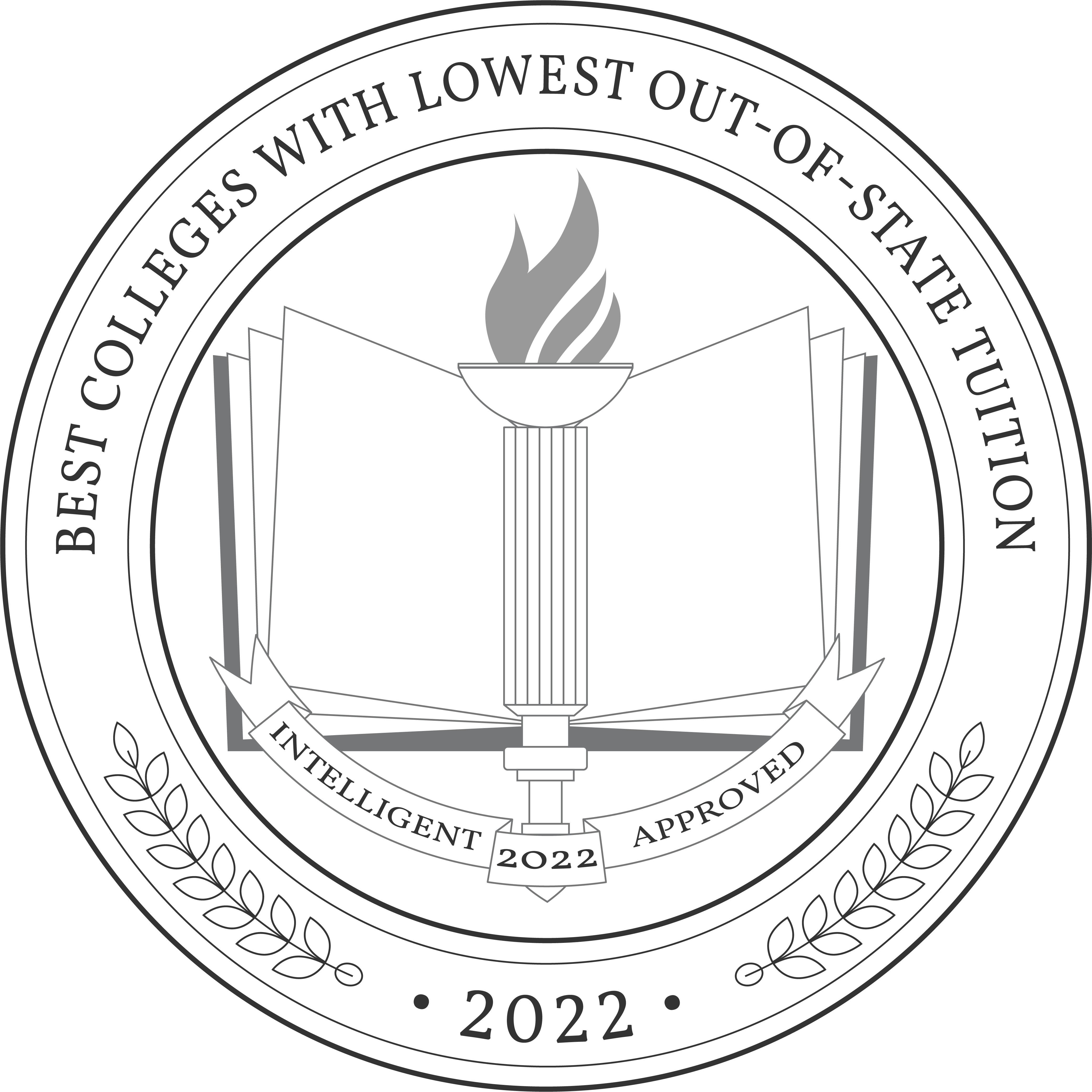 Best Colleges with Lowest Out-of-State Tuition Badge