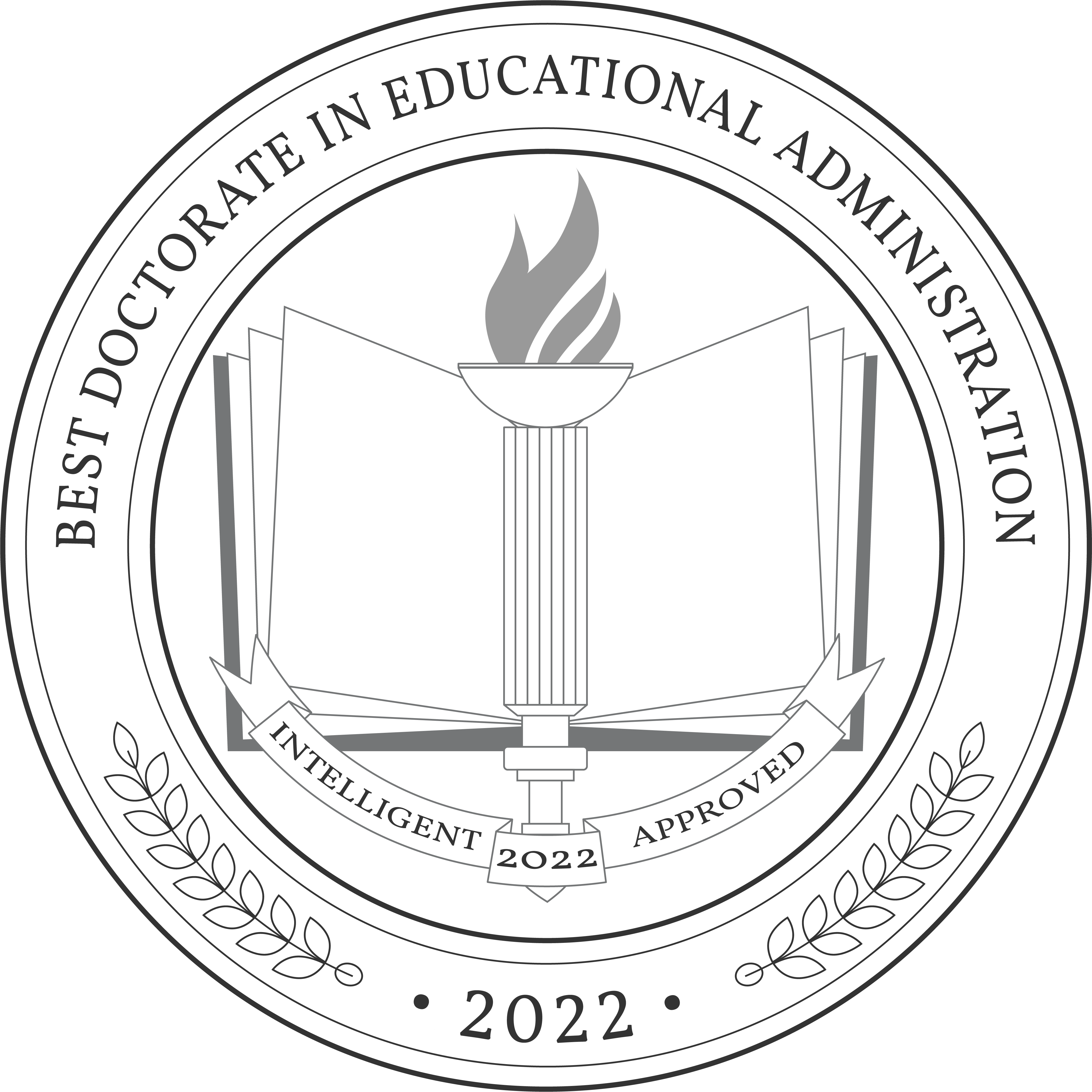 Best Online Doctorate in Educational Administration Programs Badge