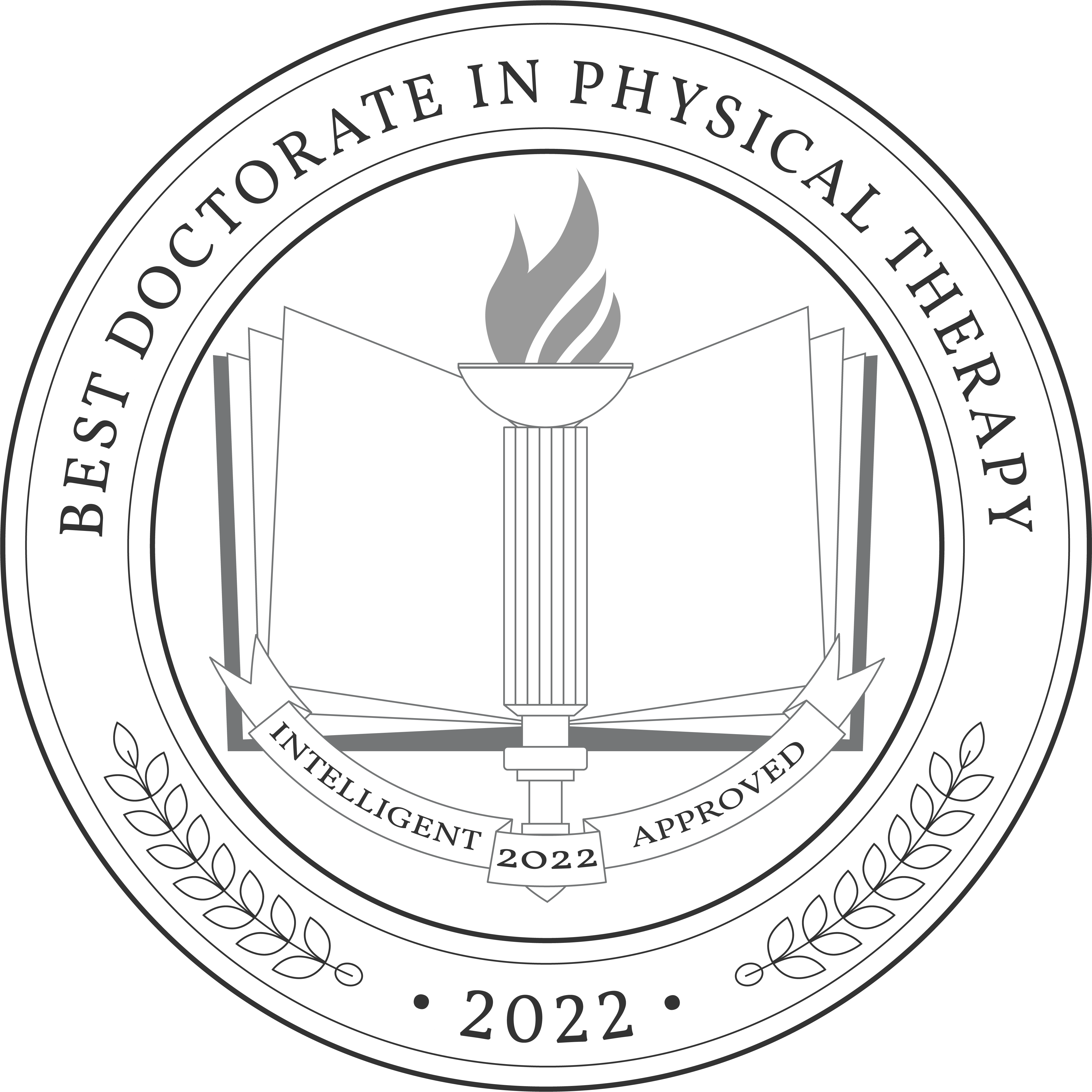 Best Online Doctorate in Physical Therapy Programs Badge