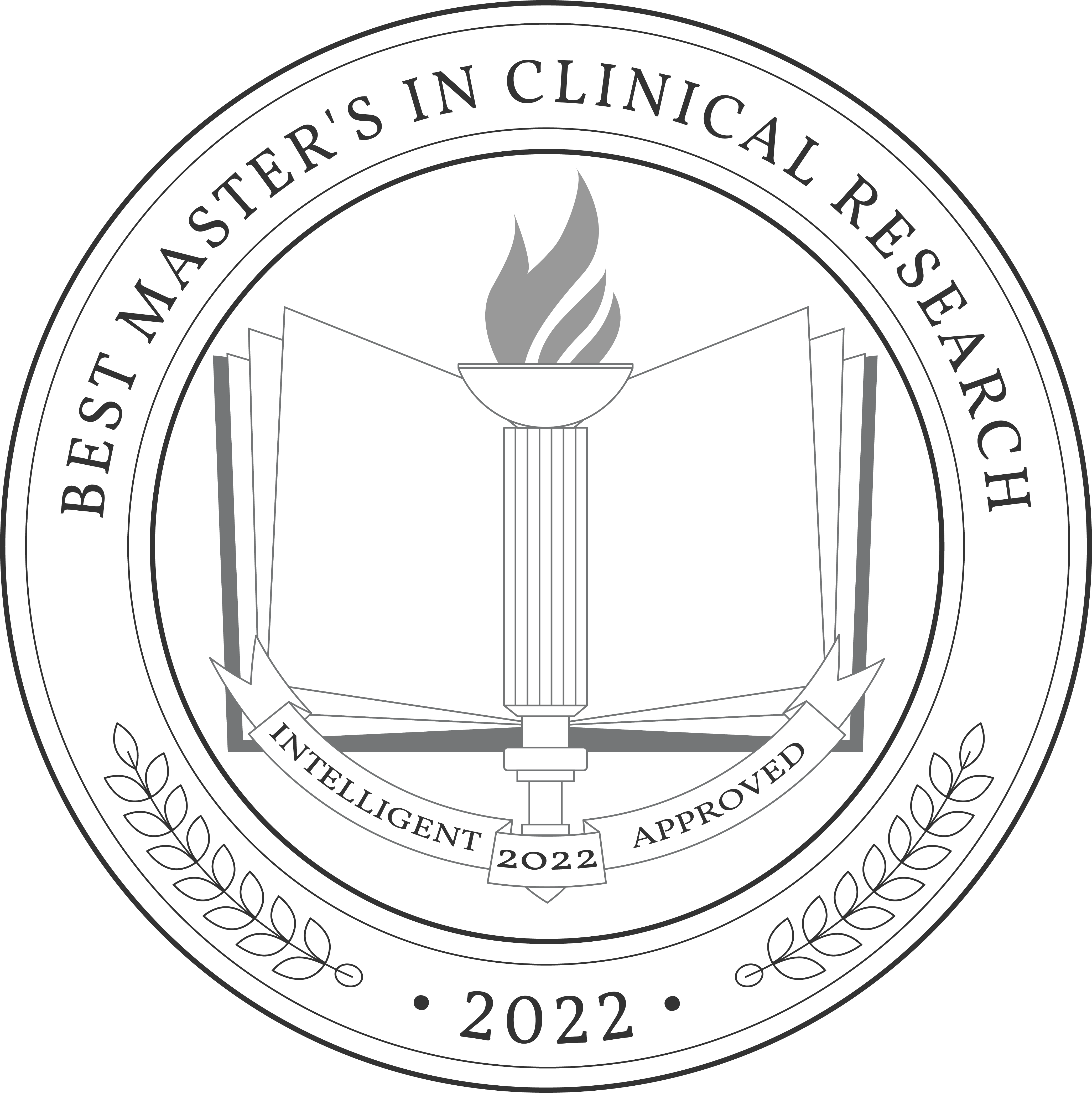 Best Online Master's in Clinical Research Programs Badge