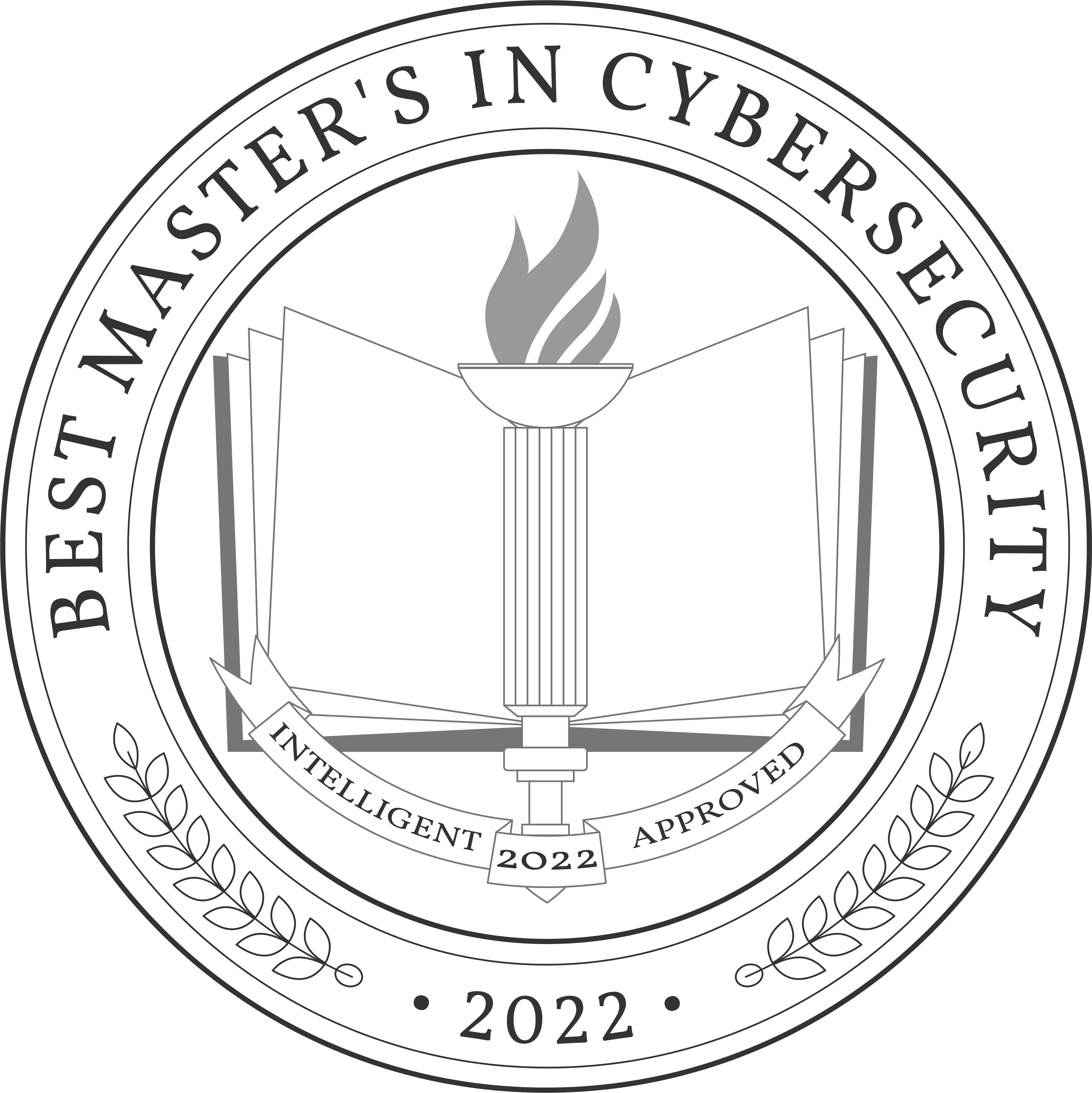 Best Master's in Cybersecurity Badge