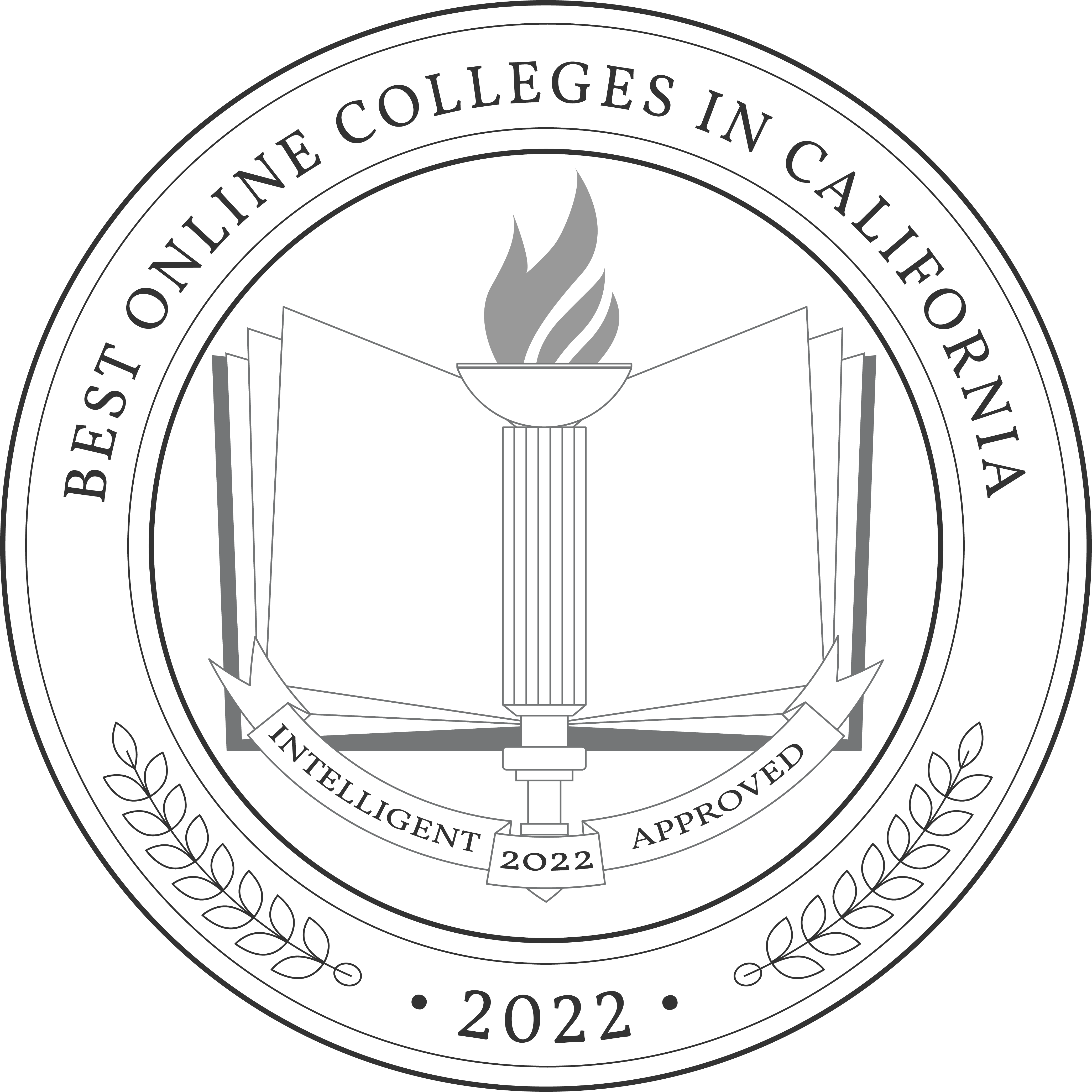 Best Online Colleges in California Badge