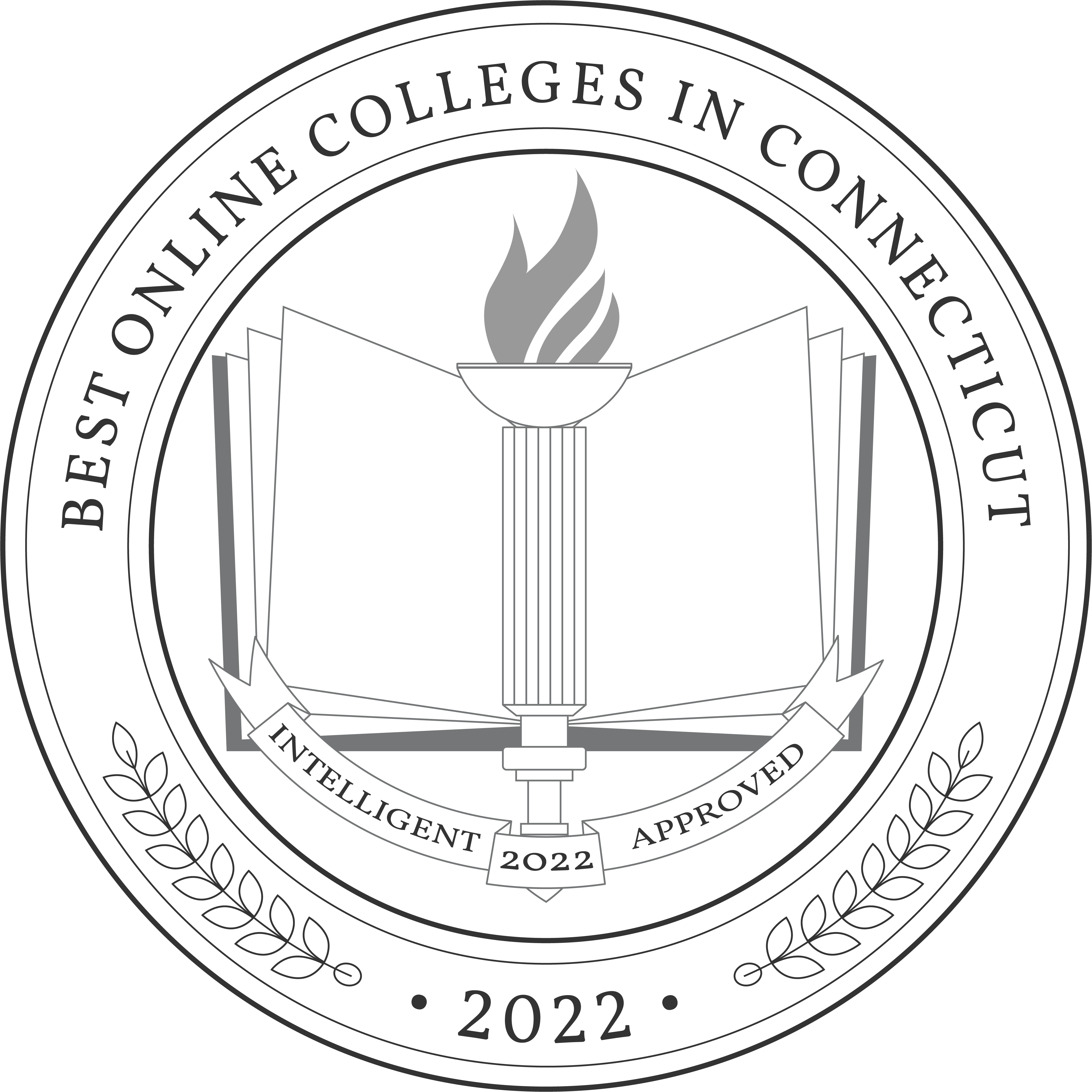 Best Online Colleges in Connecticut Badge
