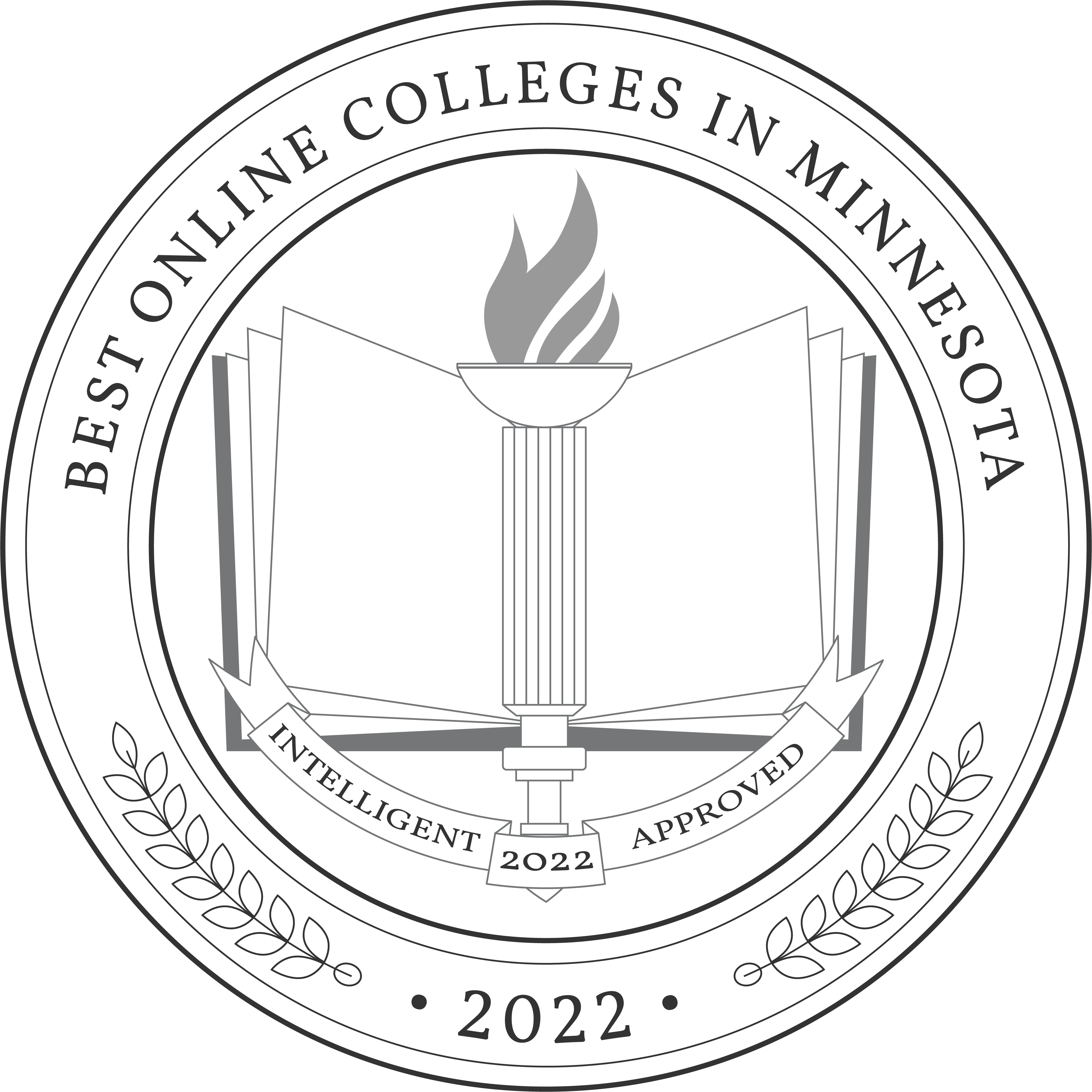 Best Online Colleges in Minnesota Badge