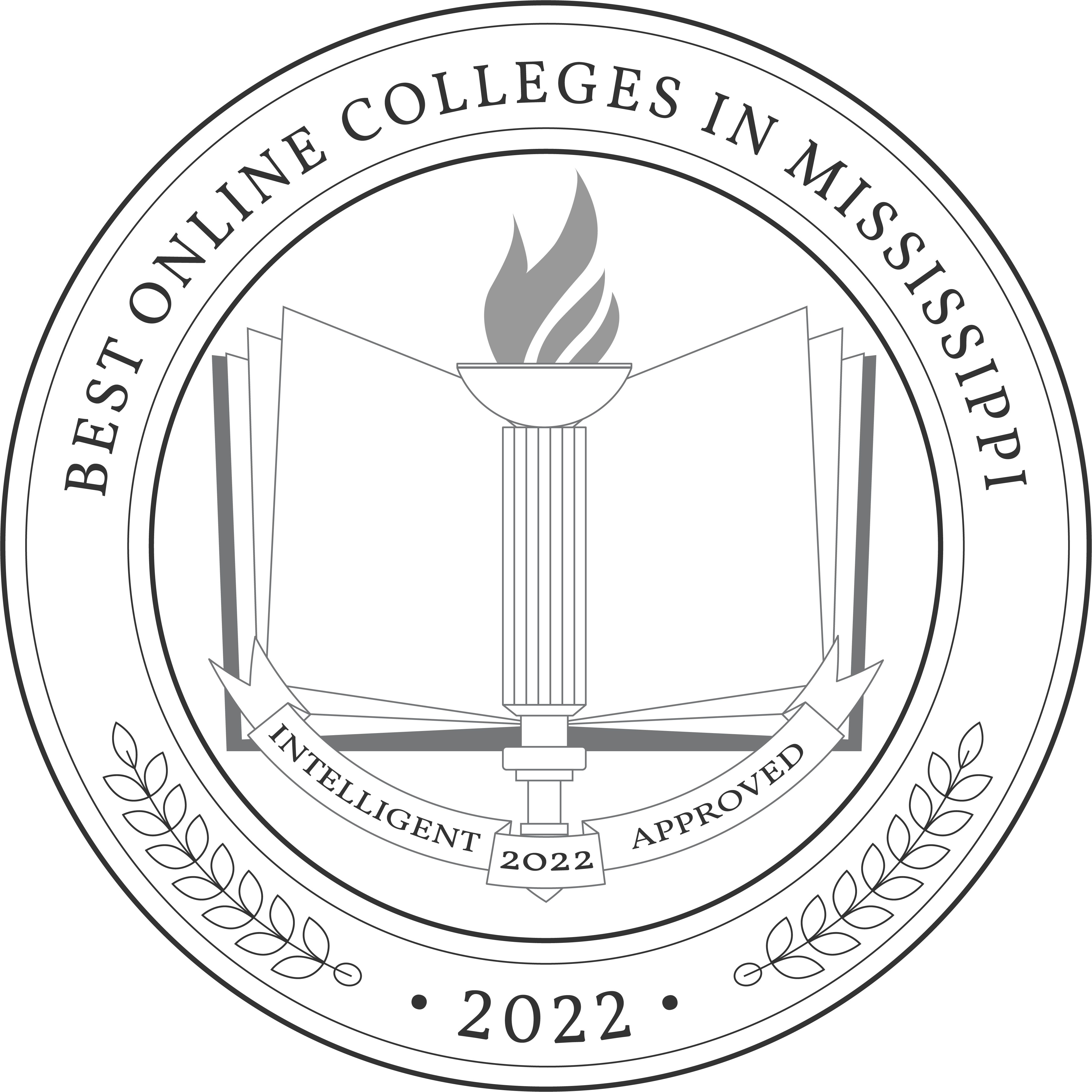 Best Online Colleges in Mississippi Badge