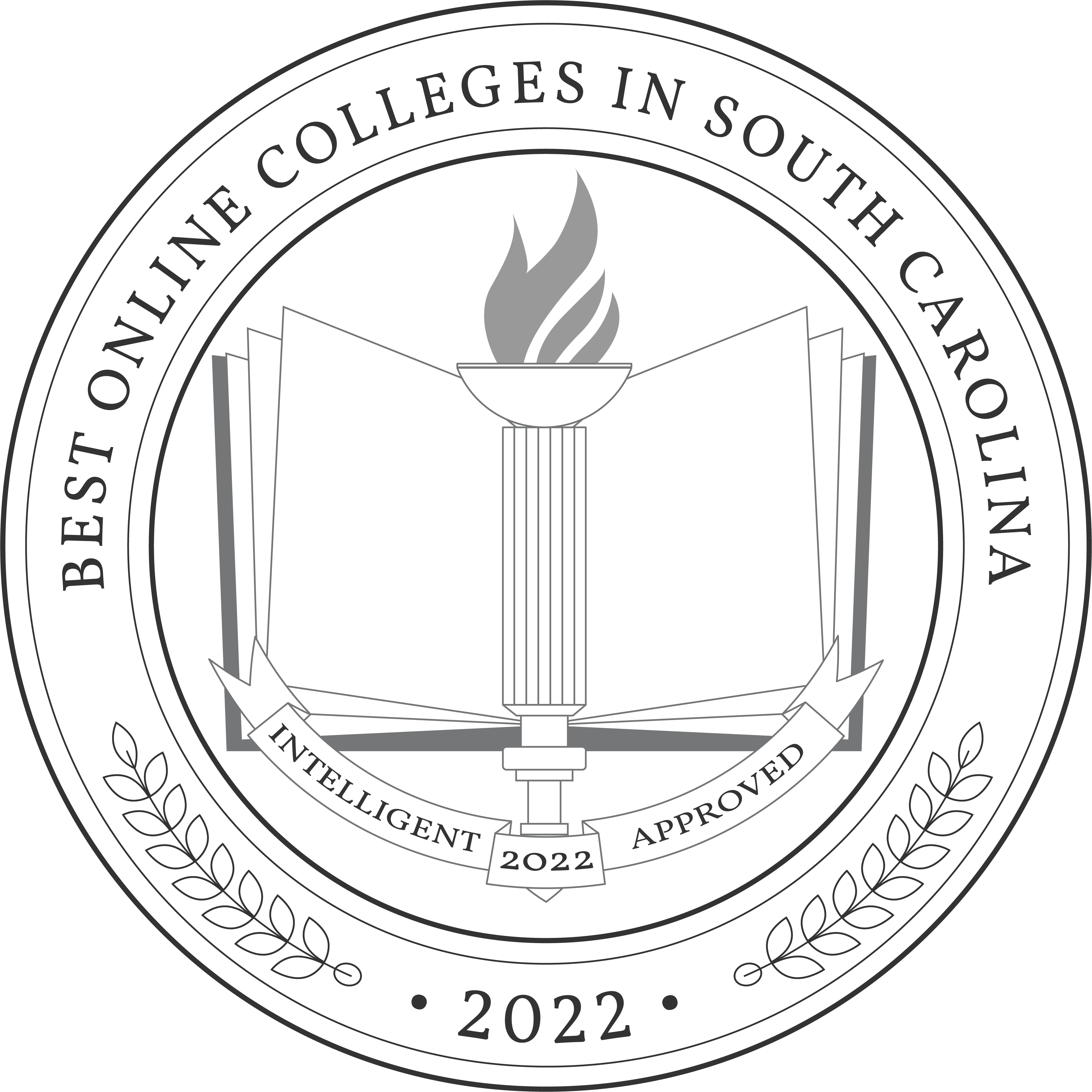 Best Online Colleges in South Carolina Badge