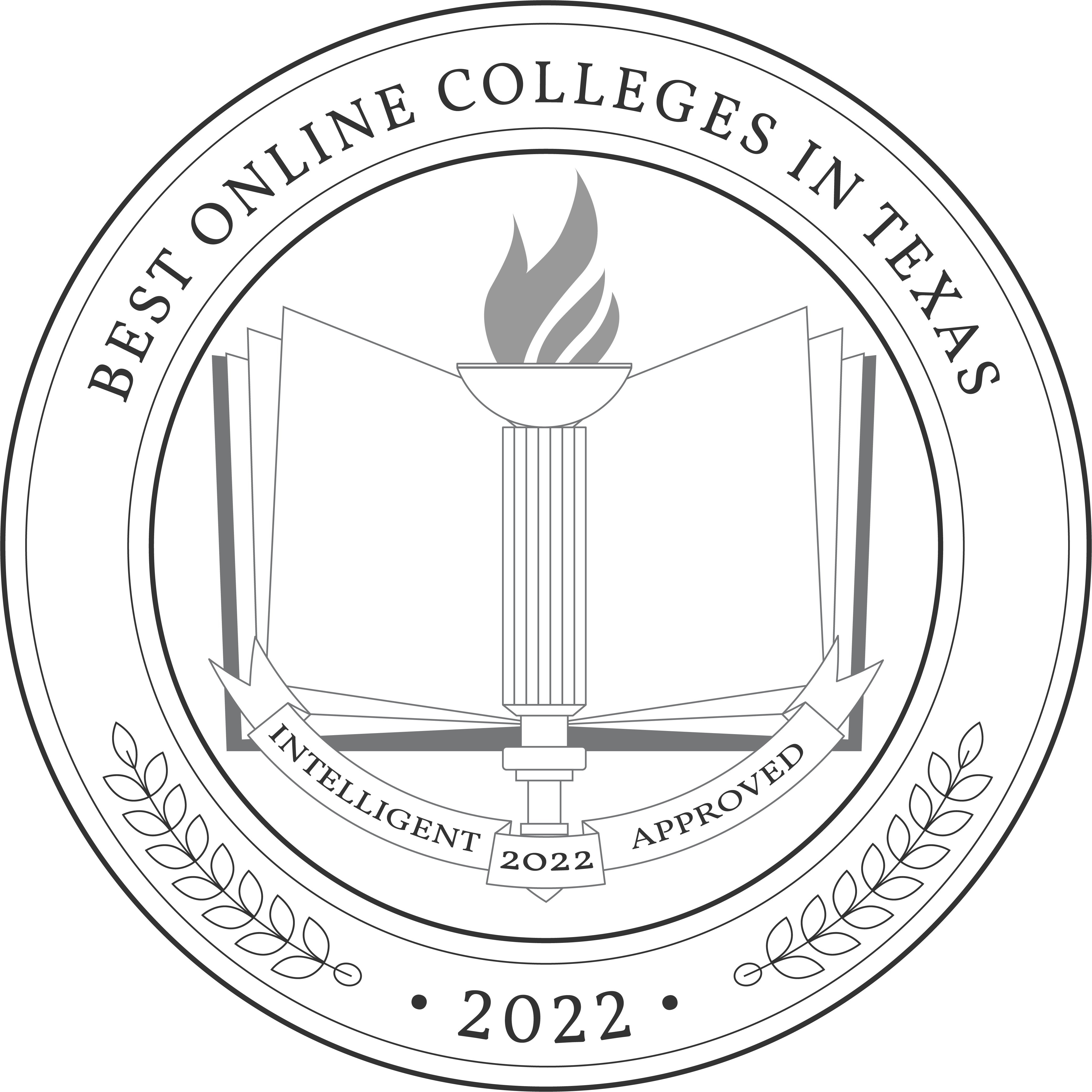Best Online Colleges in Texas Badge