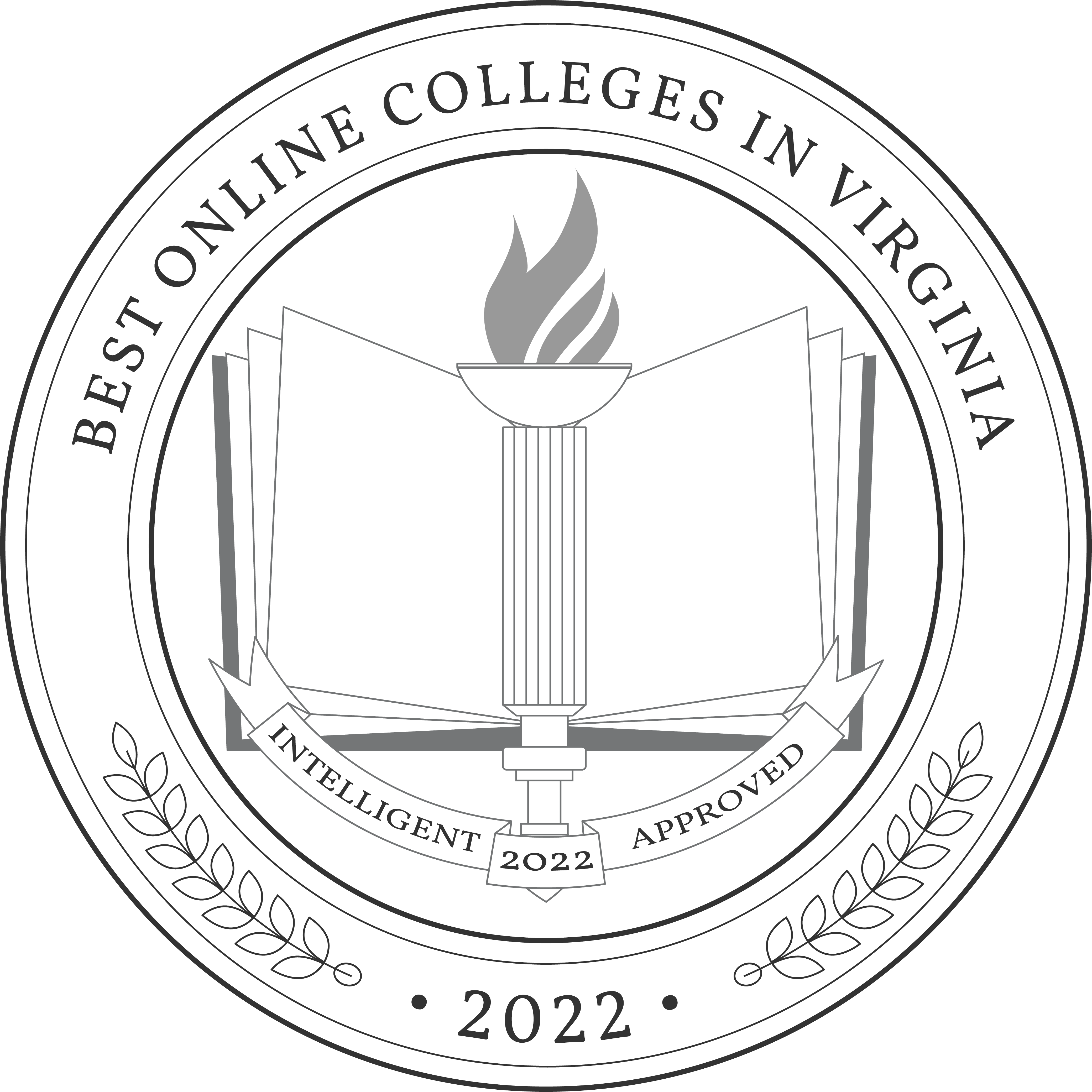 Best Online Colleges in Virginia Badge