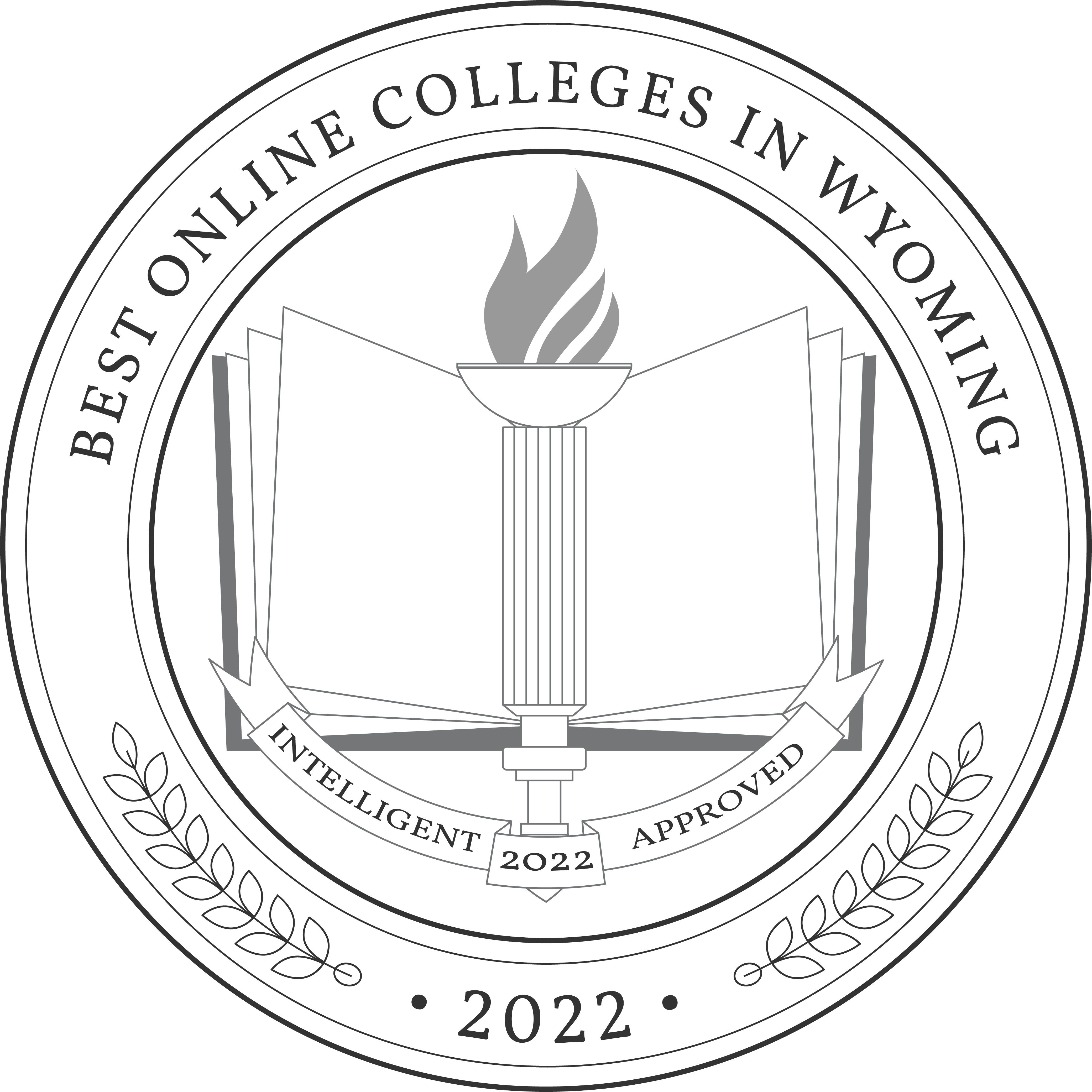 Best Online Colleges in Wyoming Badge