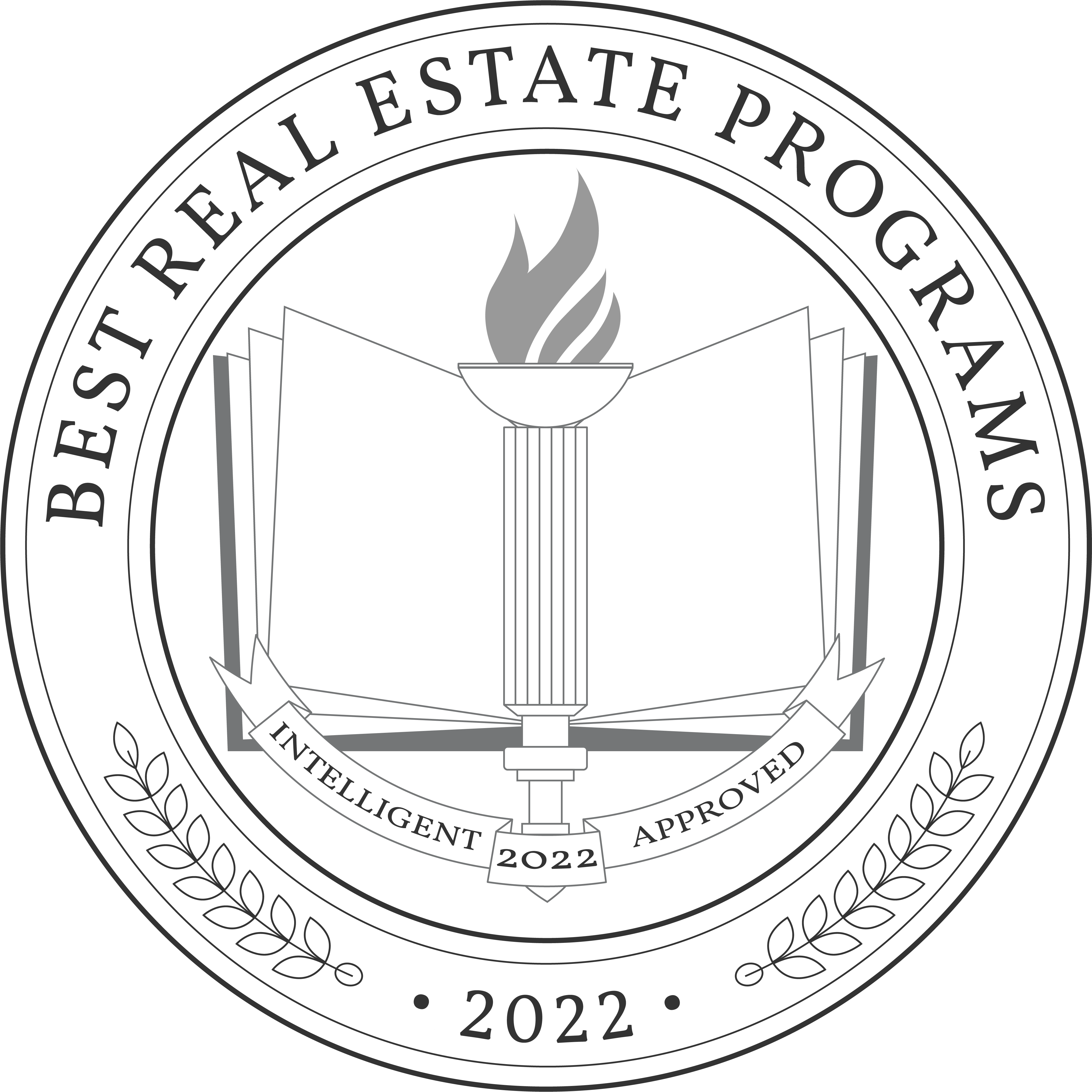 Best Online Real Estate Programs Badge