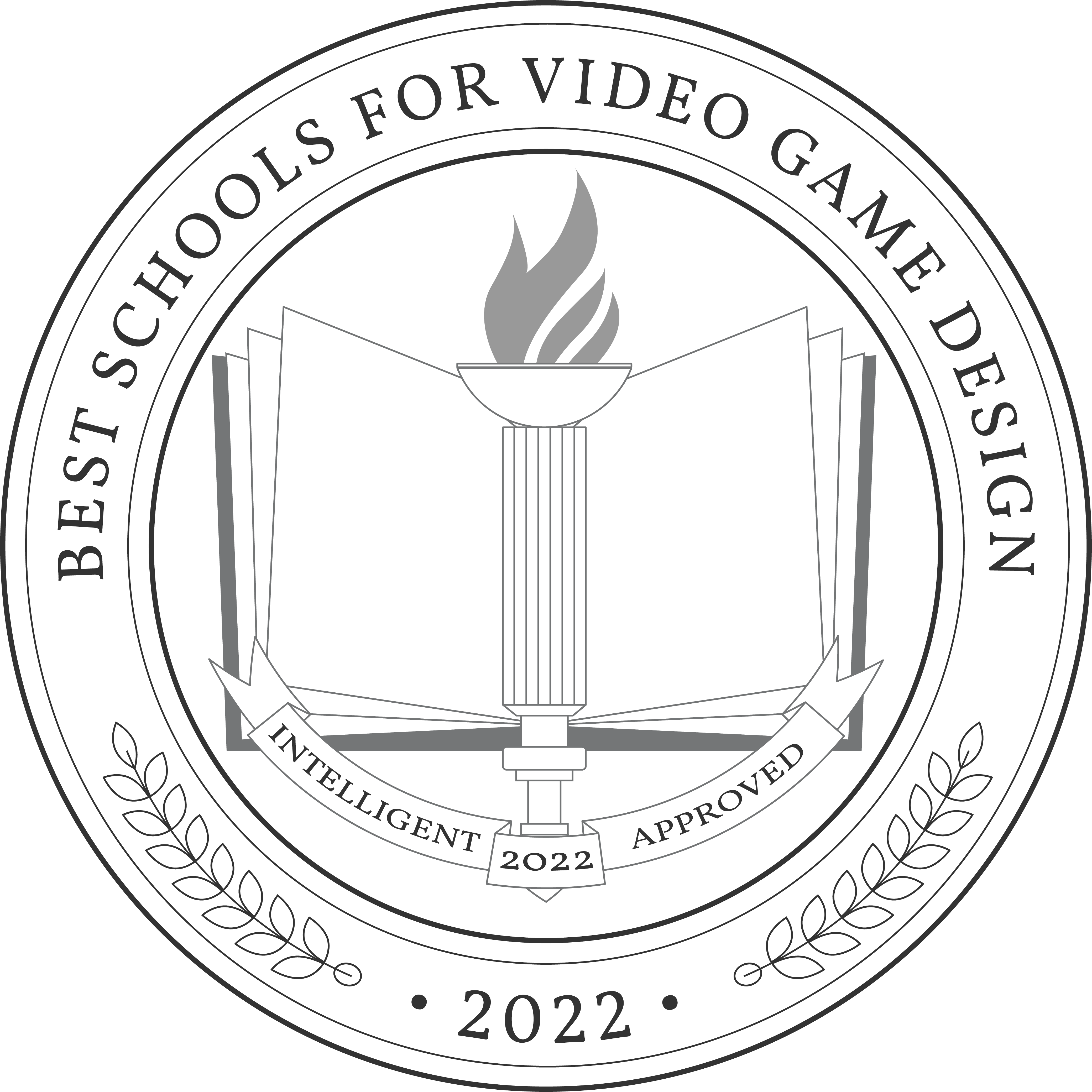 Best Schools for Video Game Design Badge