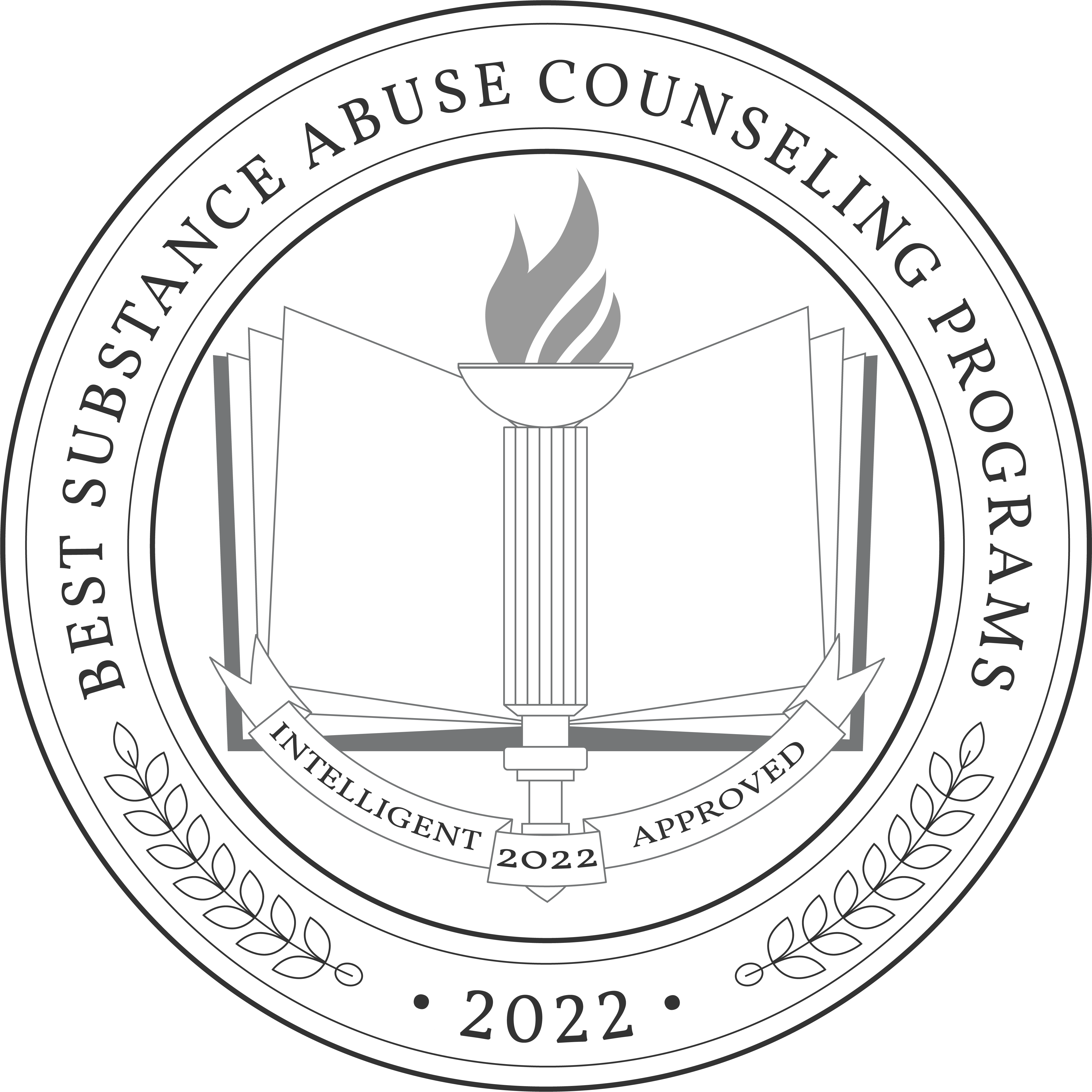 Best Online Substance Abuse Counseling Programs Badge