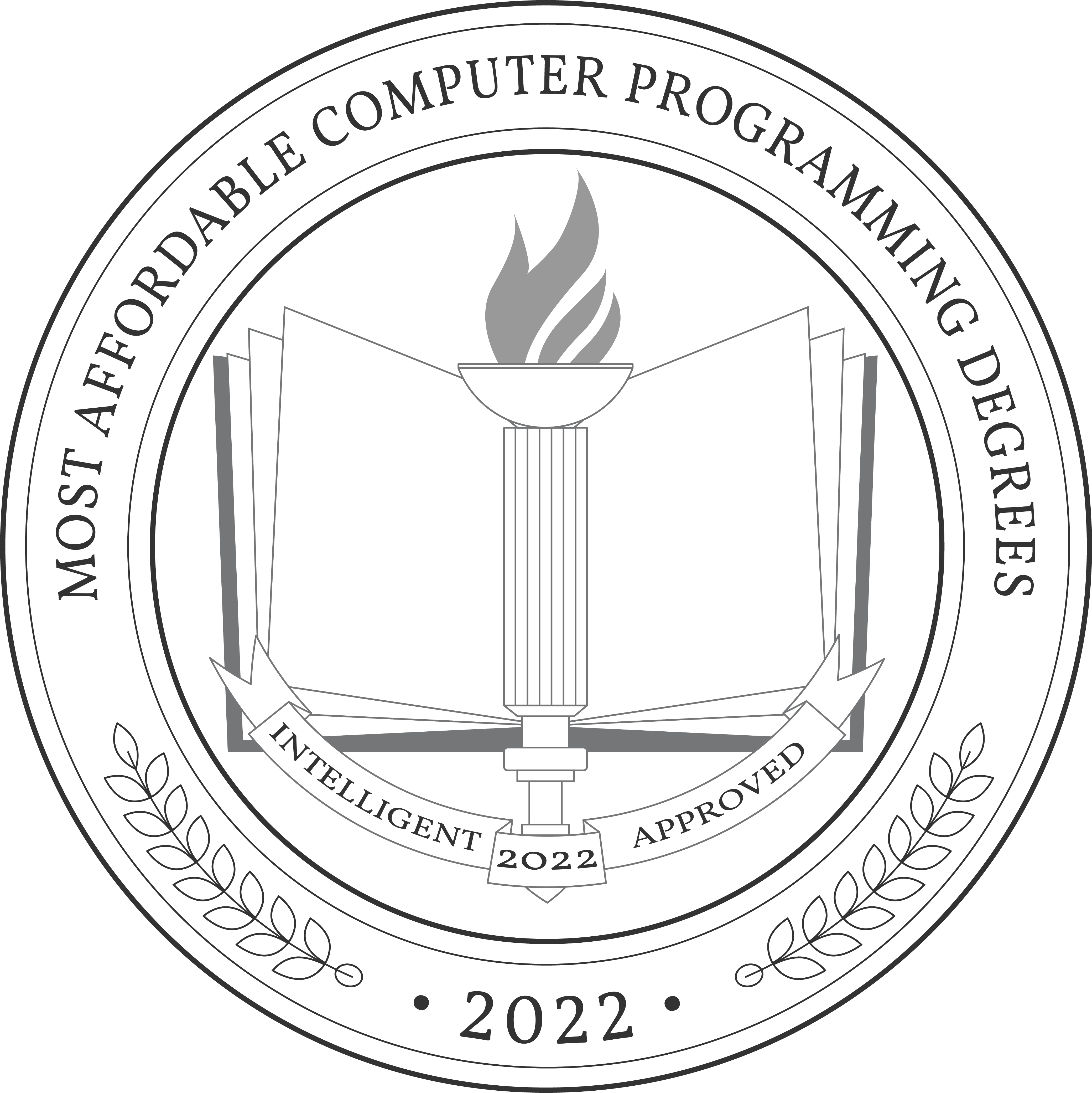 Most Affordable Online Computer Programming Degrees Badge