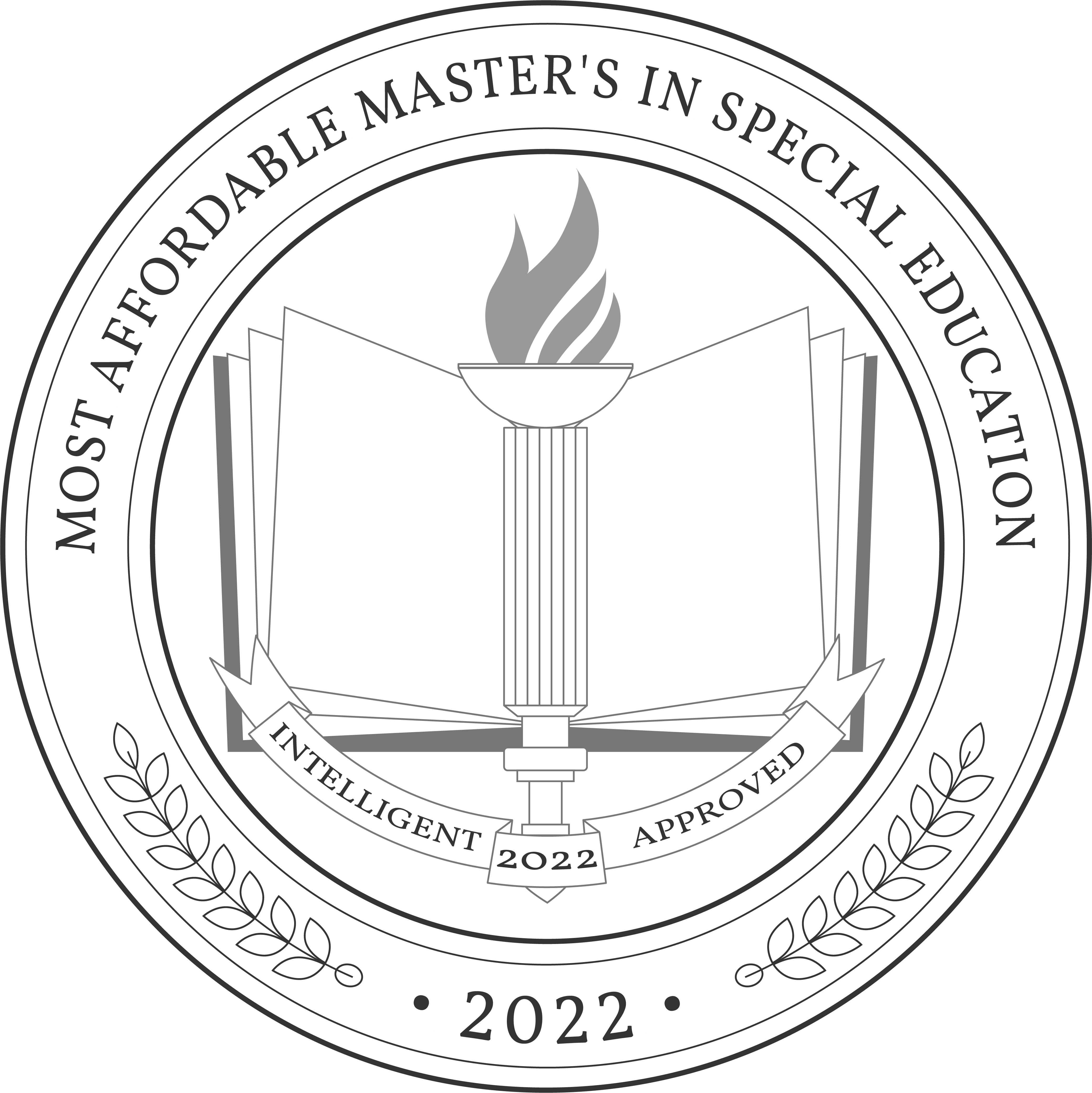 Most Affordable Online Master's in Special Education Programs Badge