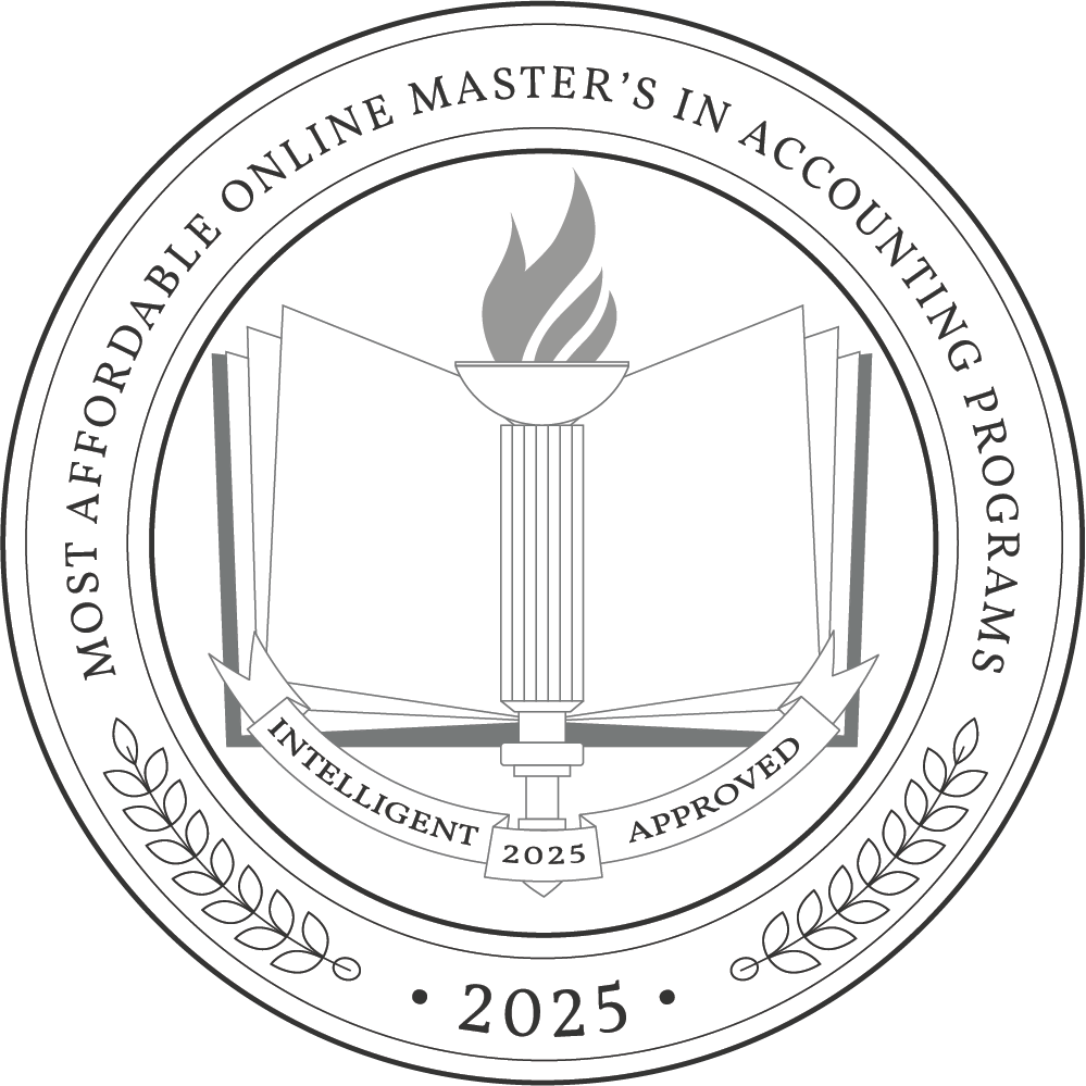 Most Affordable Online Master’s in Accounting Programs Badge