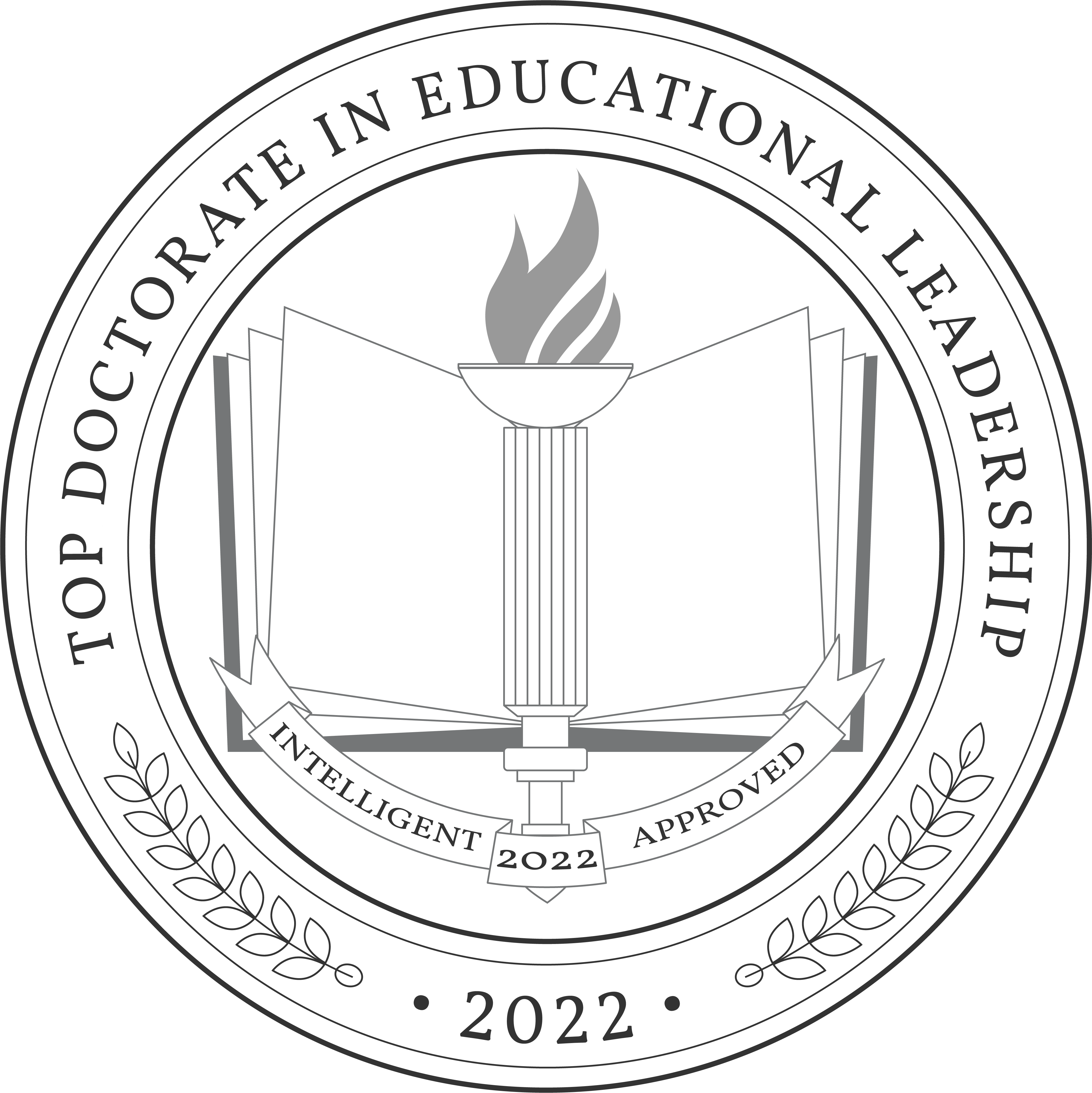 Top Doctorate in Educational Leadership Badge