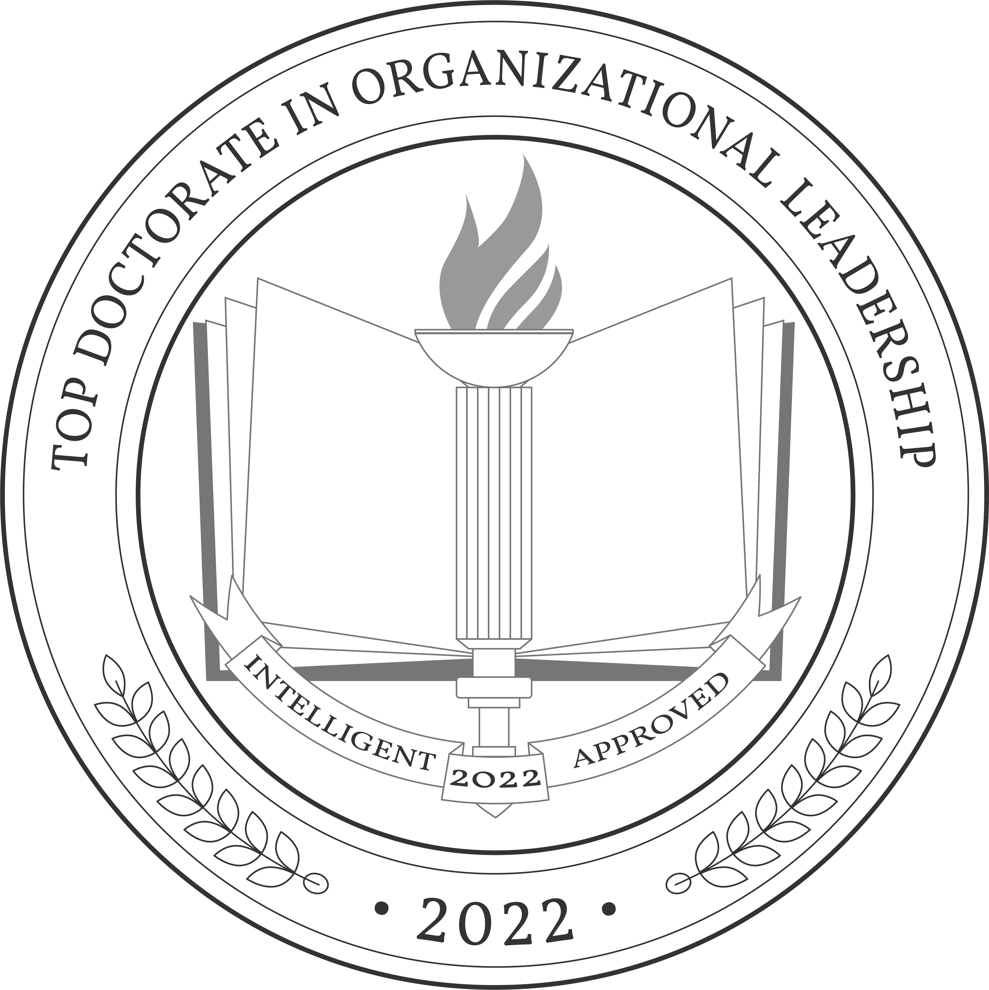 Top Online Doctorate in Organizational Leadership Programs Badge