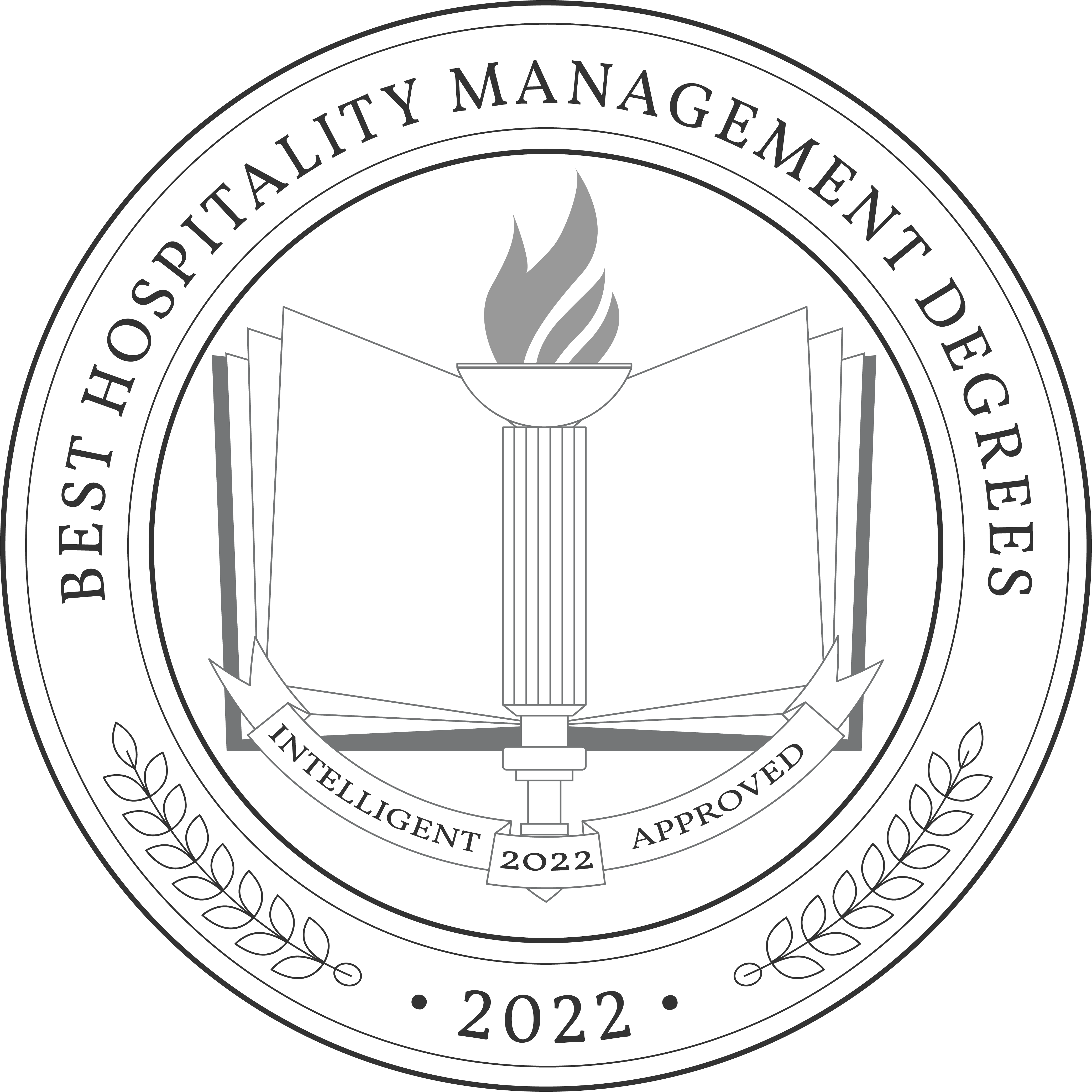 Best Hospitality Management Degrees Badge
