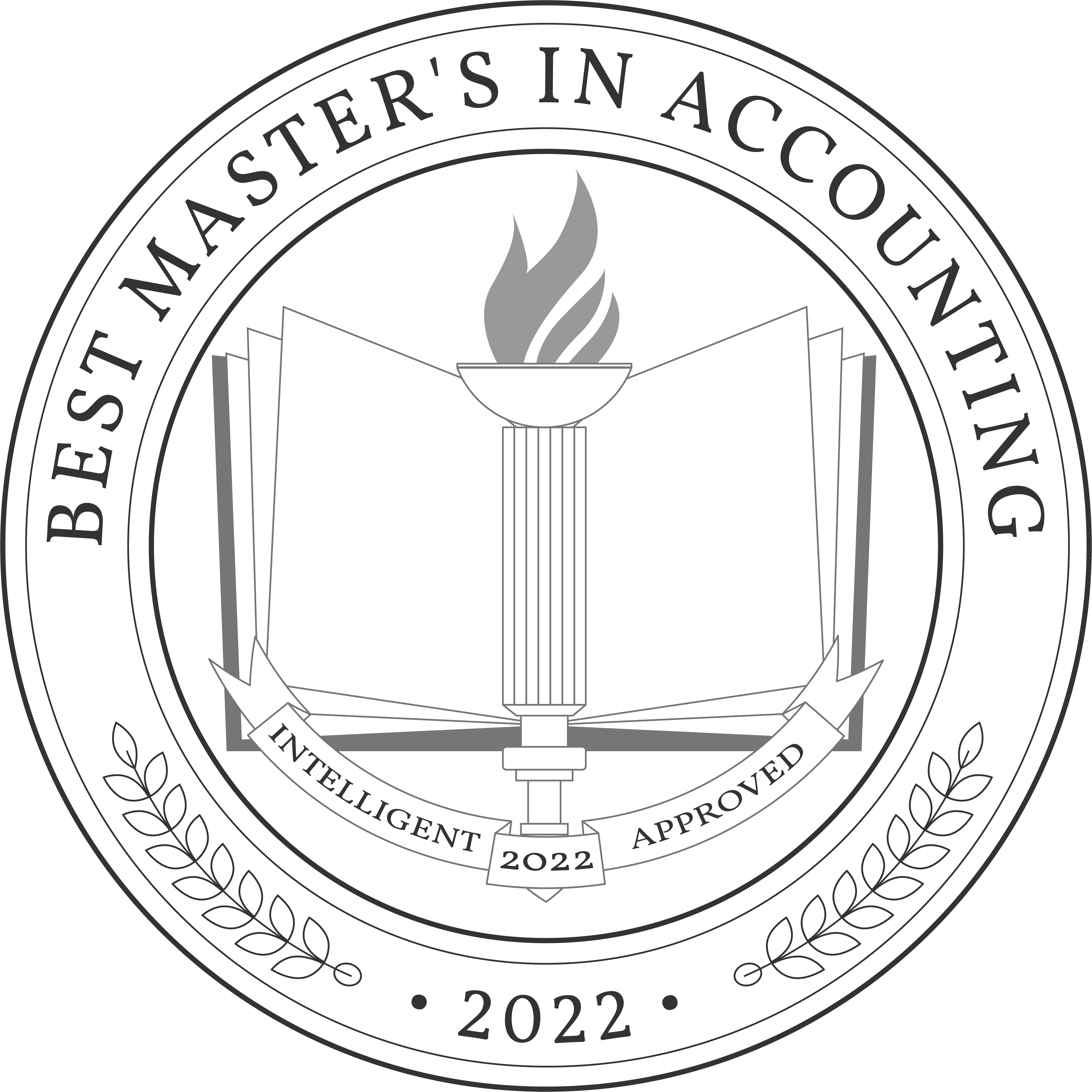 Best Master's in Accounting Badge