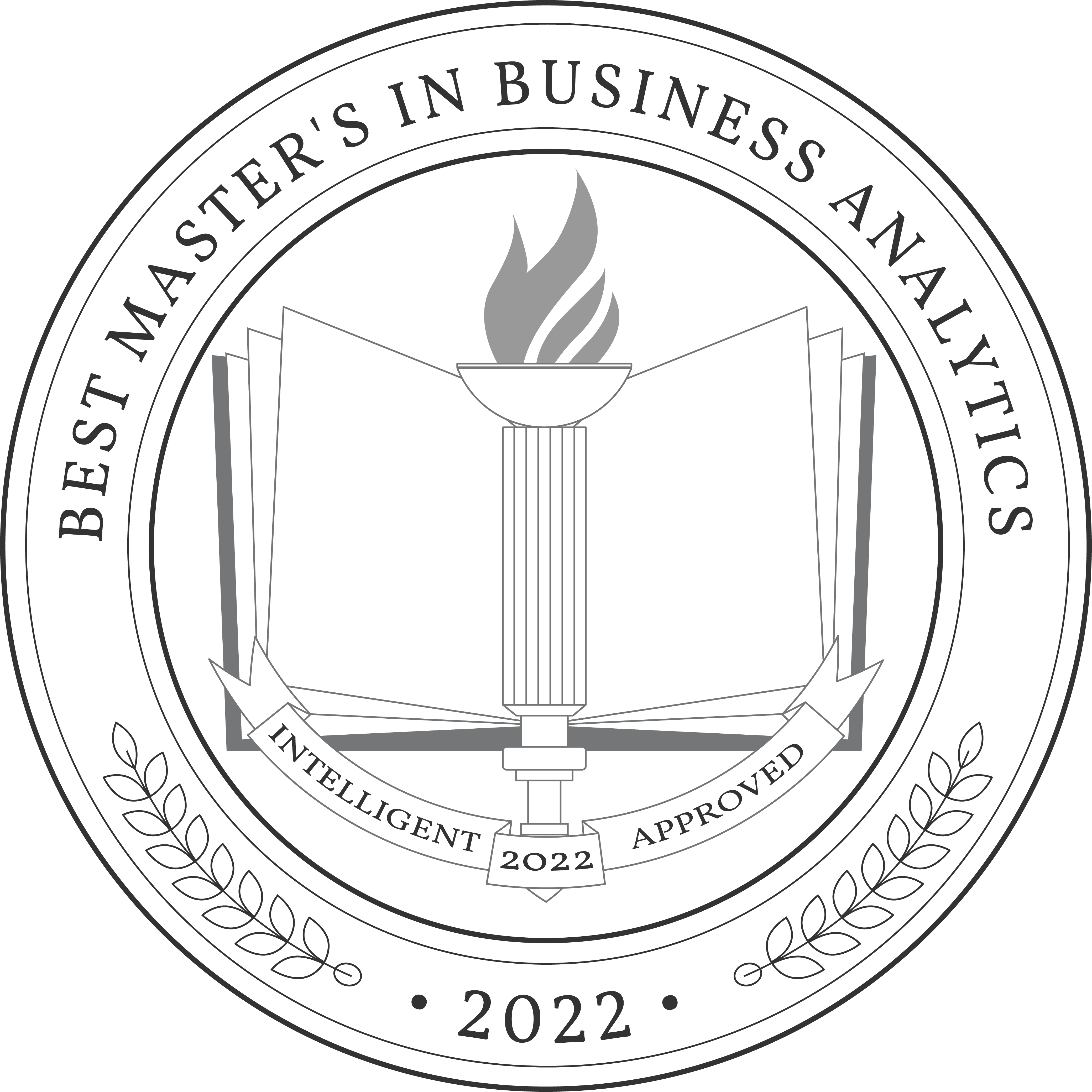 Best Master's in Business Analytics Badge