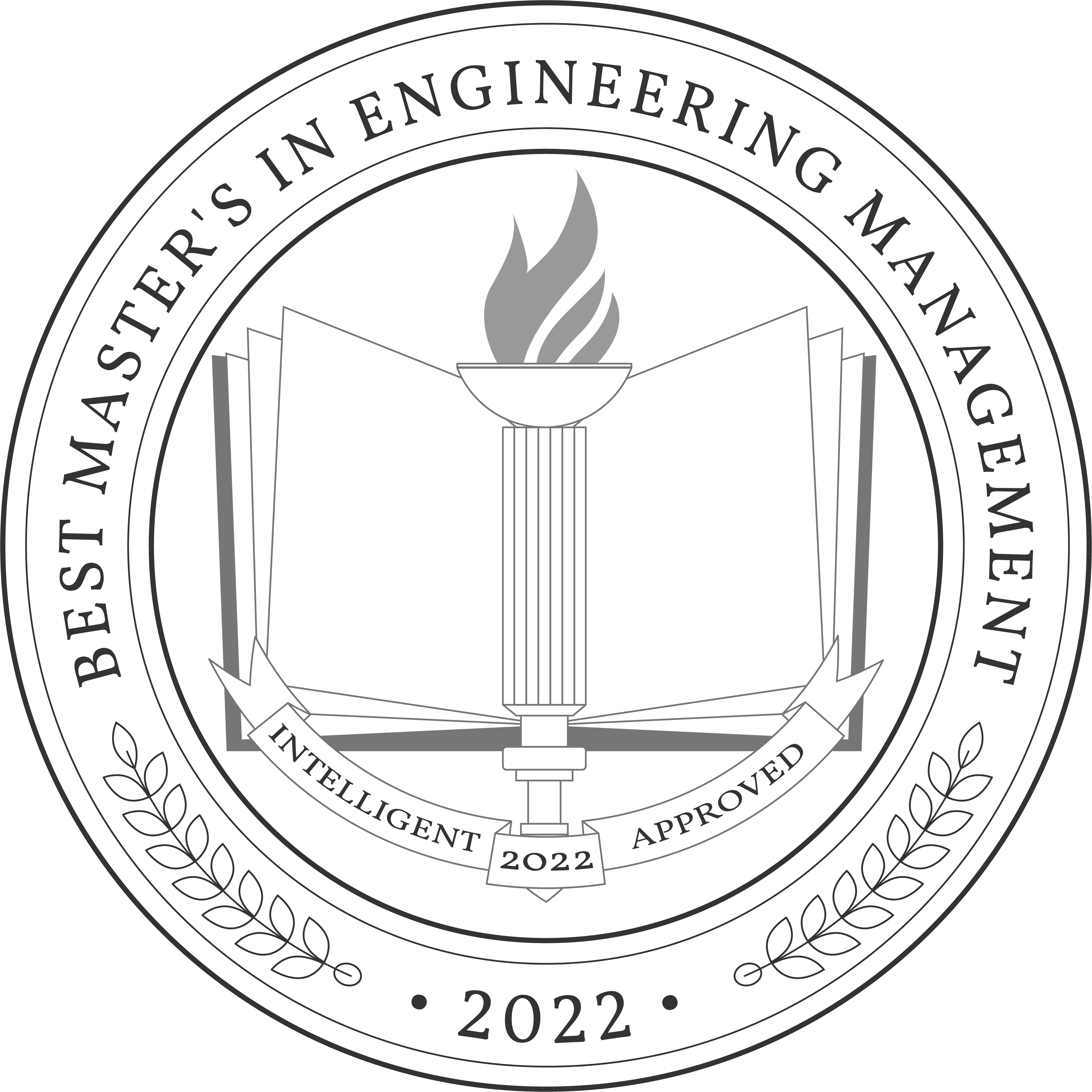 Best Master's in Engineering Management Badge