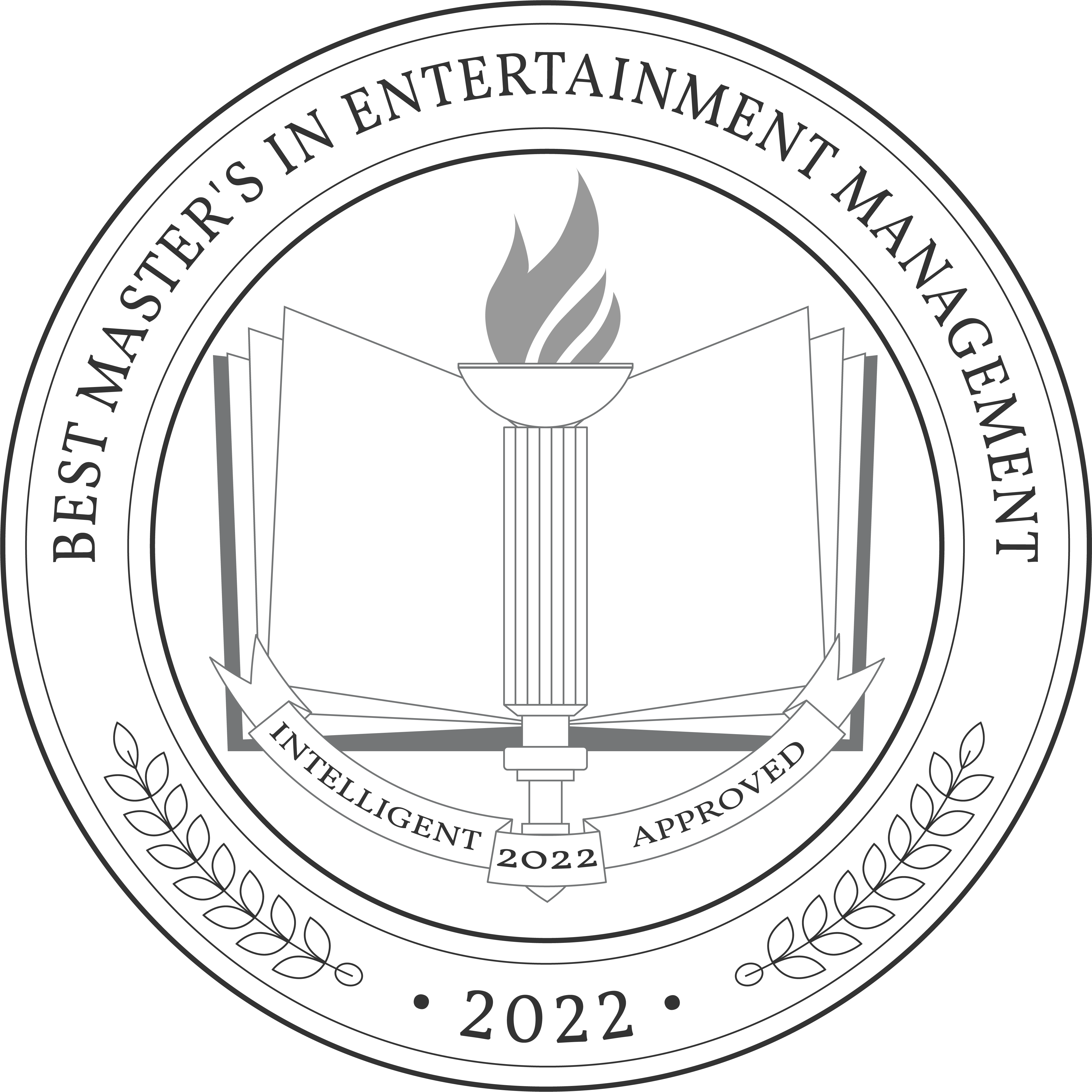 Best Master's in Entertainment Management Badge
