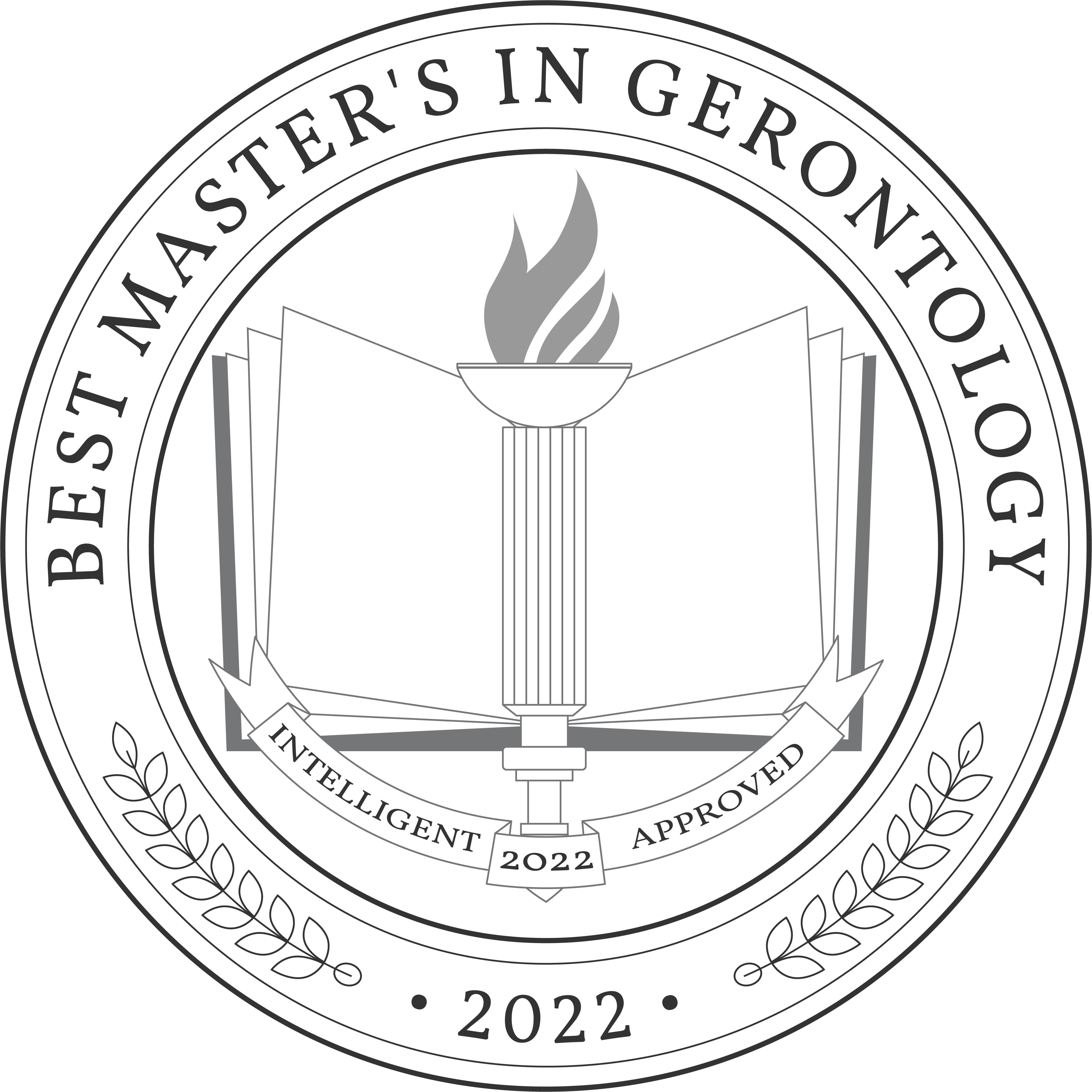 Best Master's in Gerontology Badge