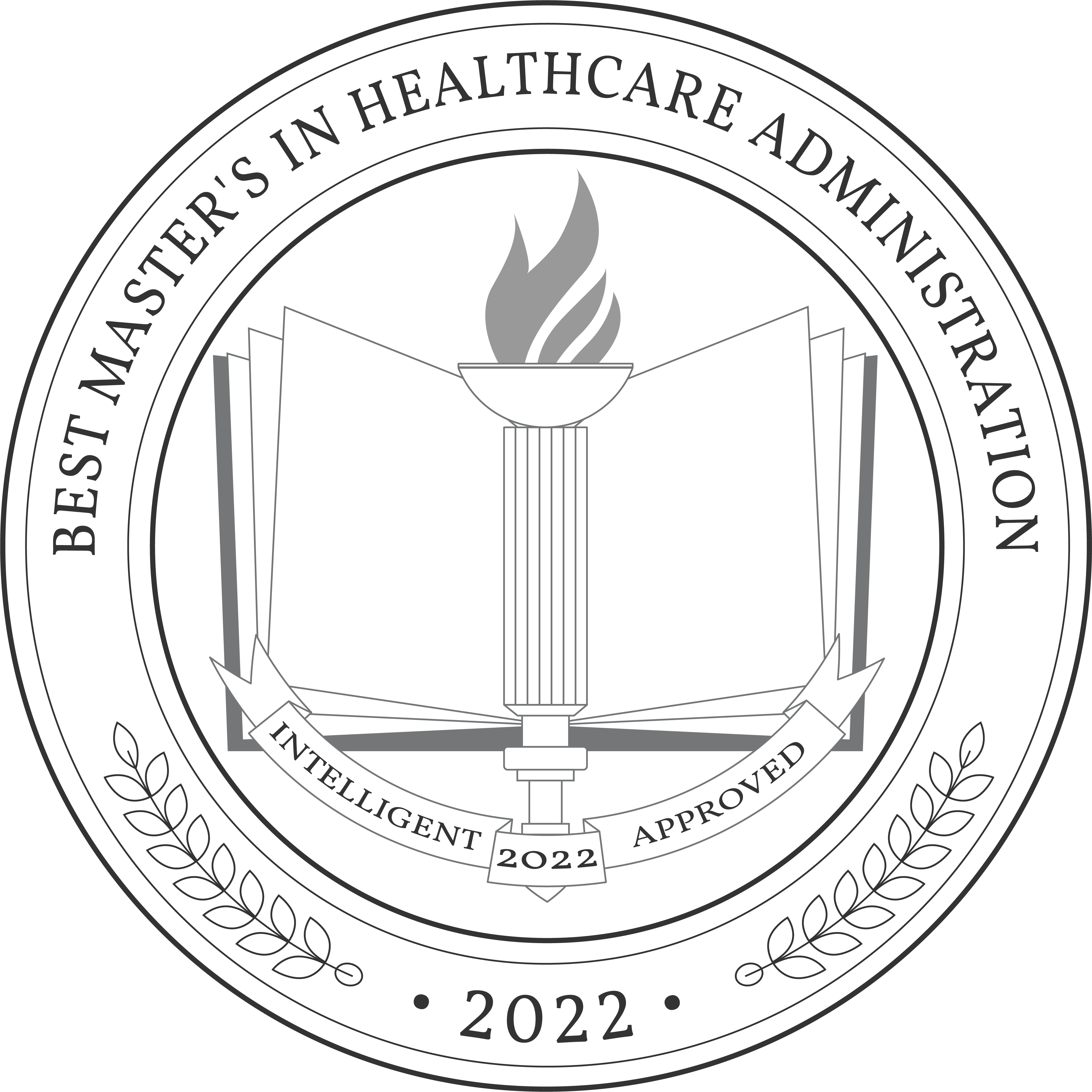 Best Master's in Healthcare Administration Badge